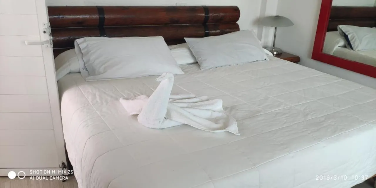 Bed in Hotel Villas del Rey