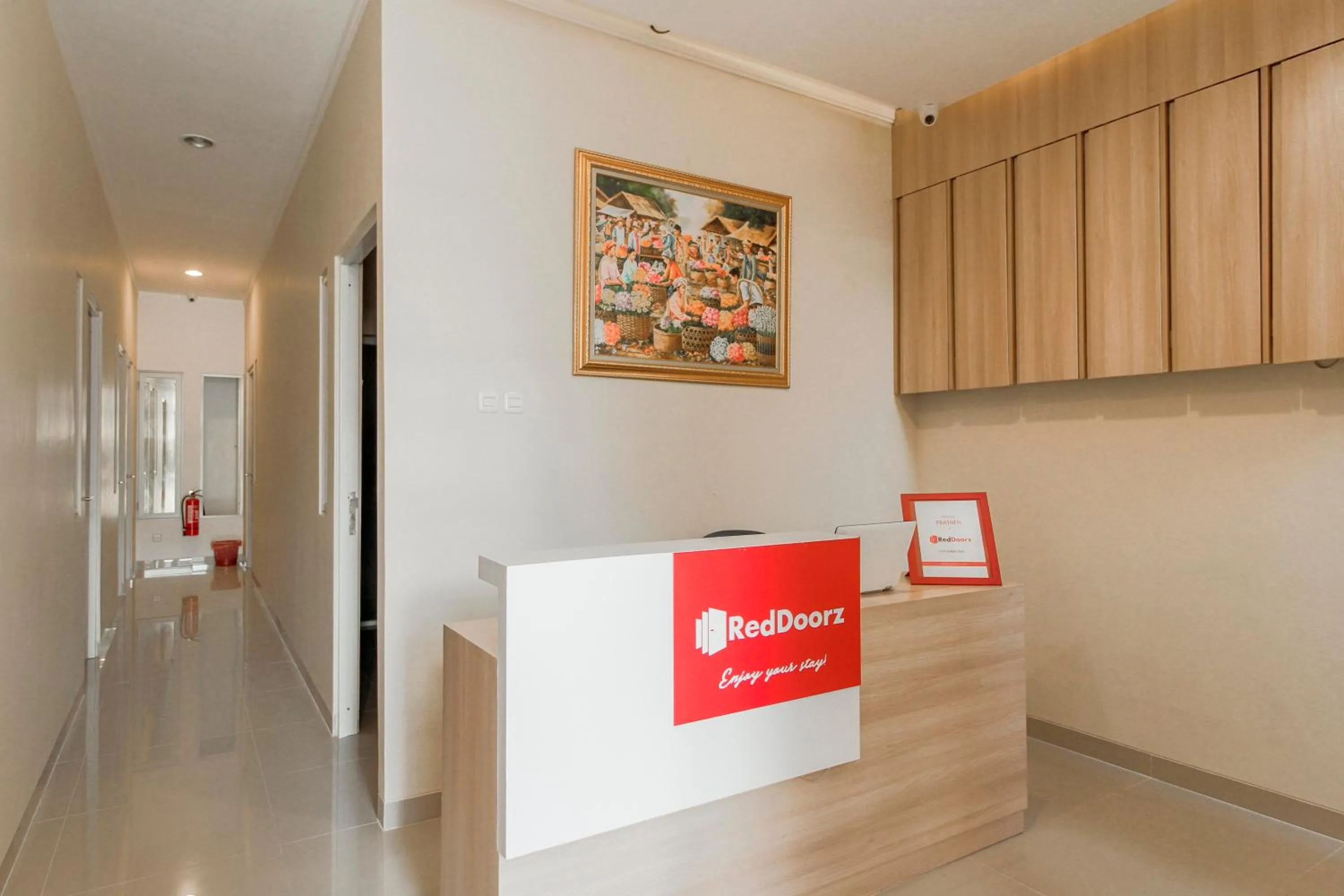 Lobby or reception in RedDoorz near Soekarno Hatta Airport
