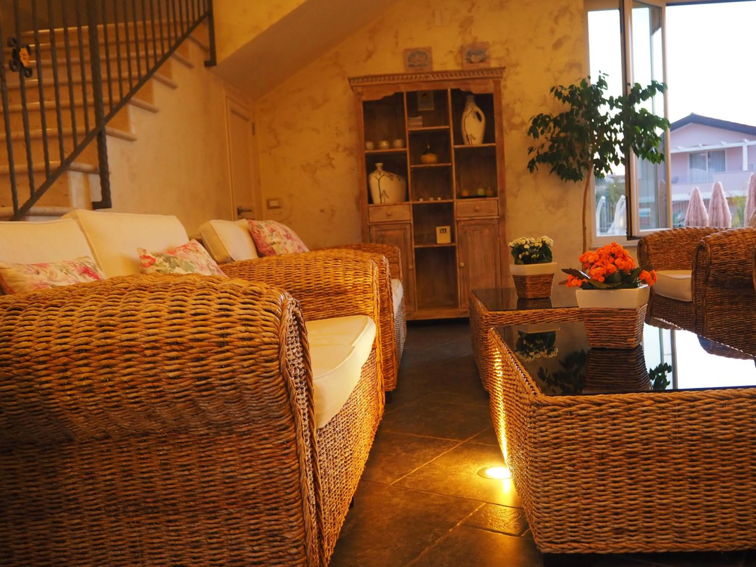 Seating area in Borgo di Santa Barbara