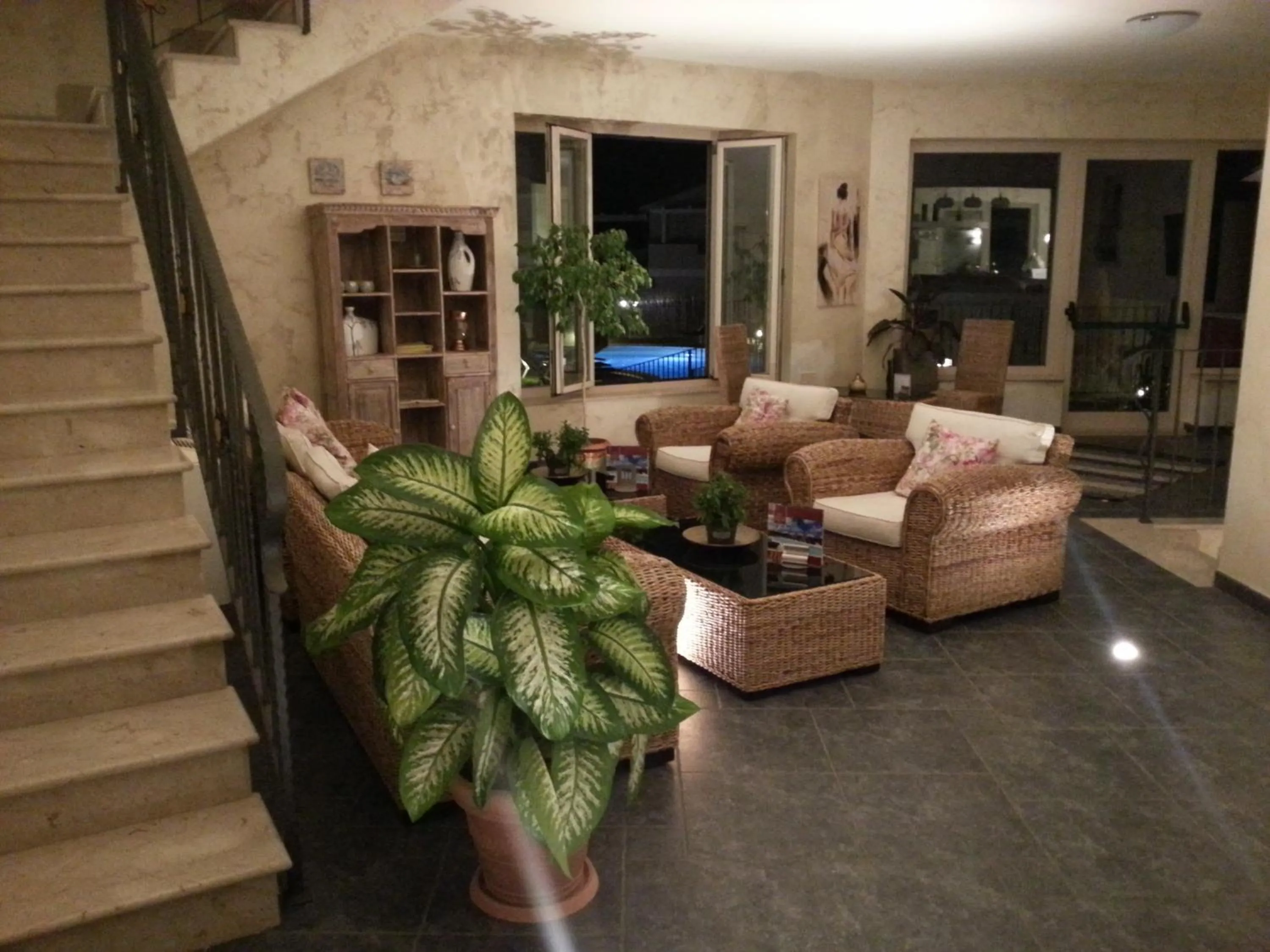 Lobby or reception in Borgo di Santa Barbara