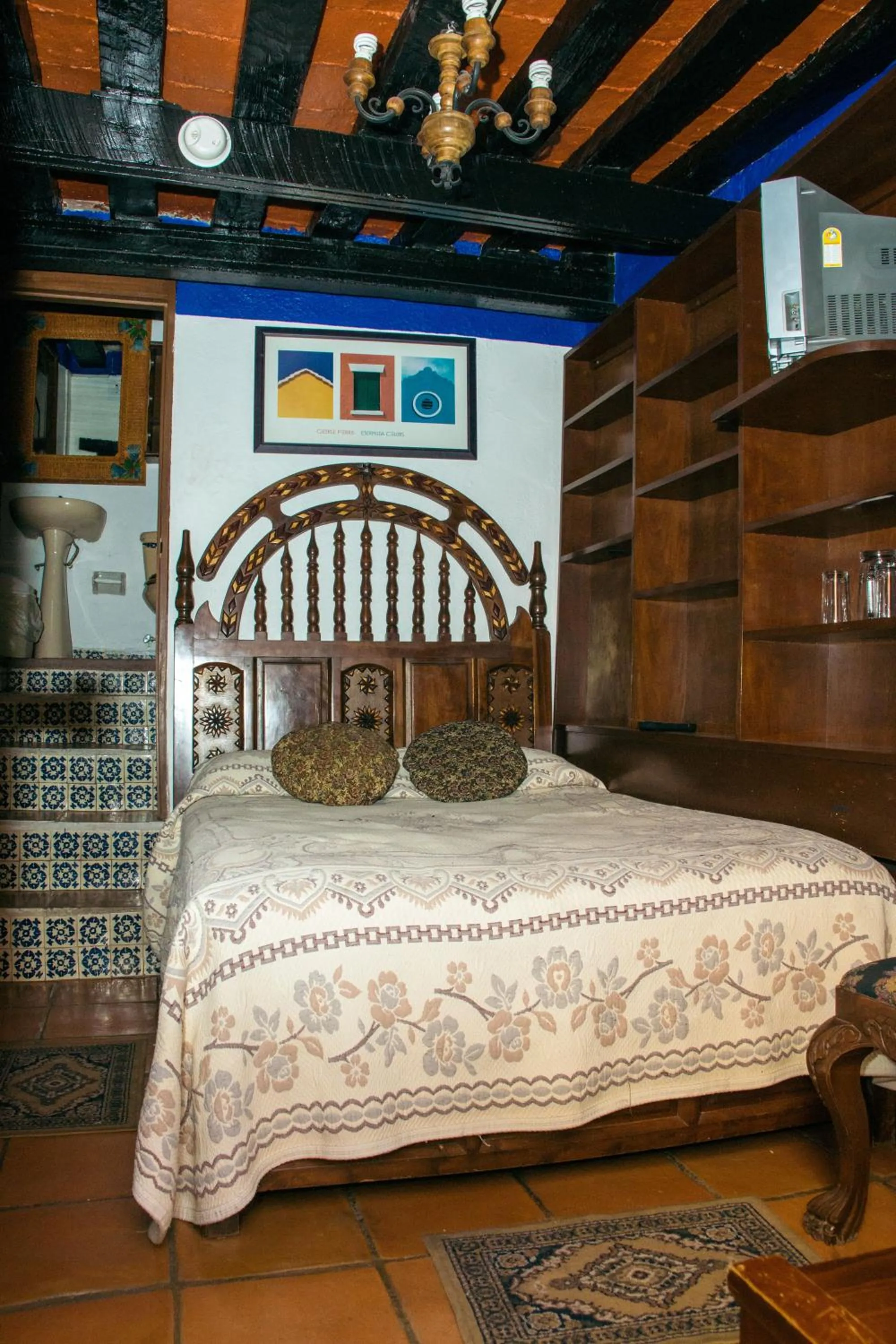 Bedroom, Bed in Casa Azul