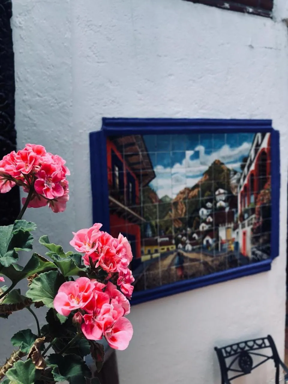 Decorative detail in Casa Azul