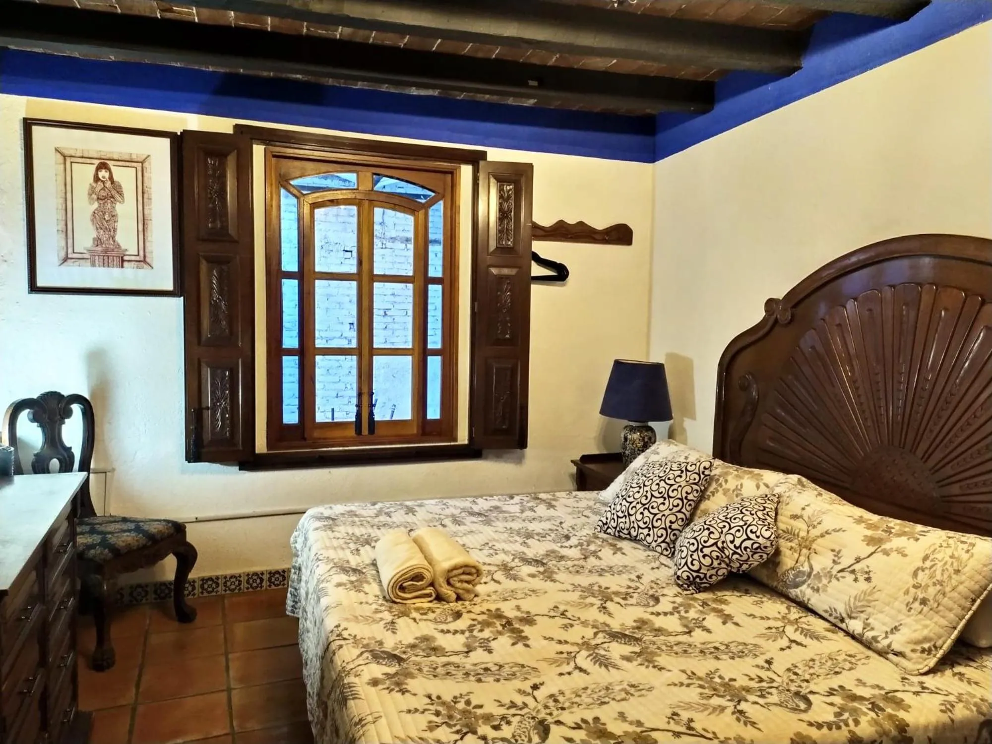 Bedroom, Bed in Casa Azul