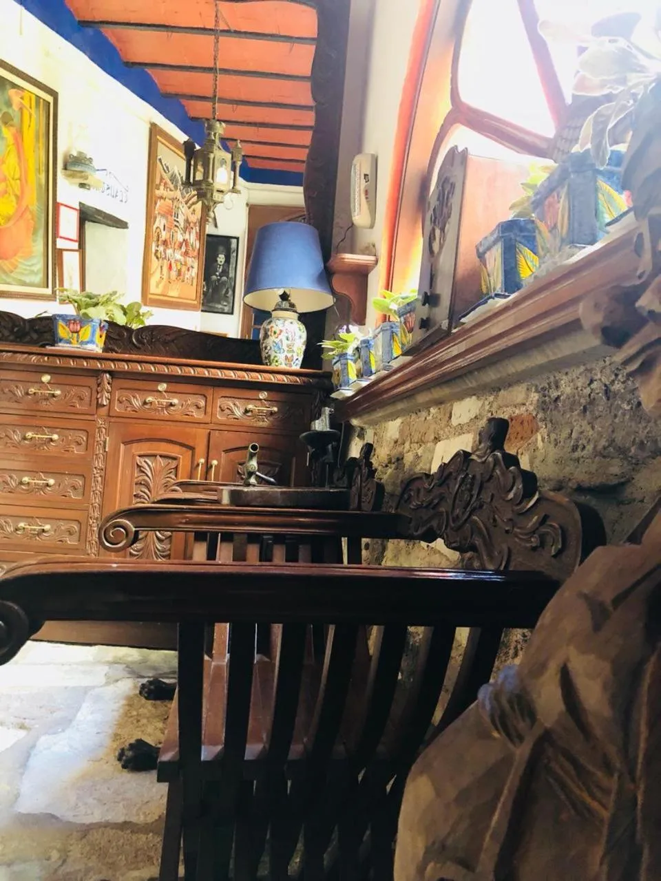 Decorative detail in Casa Azul