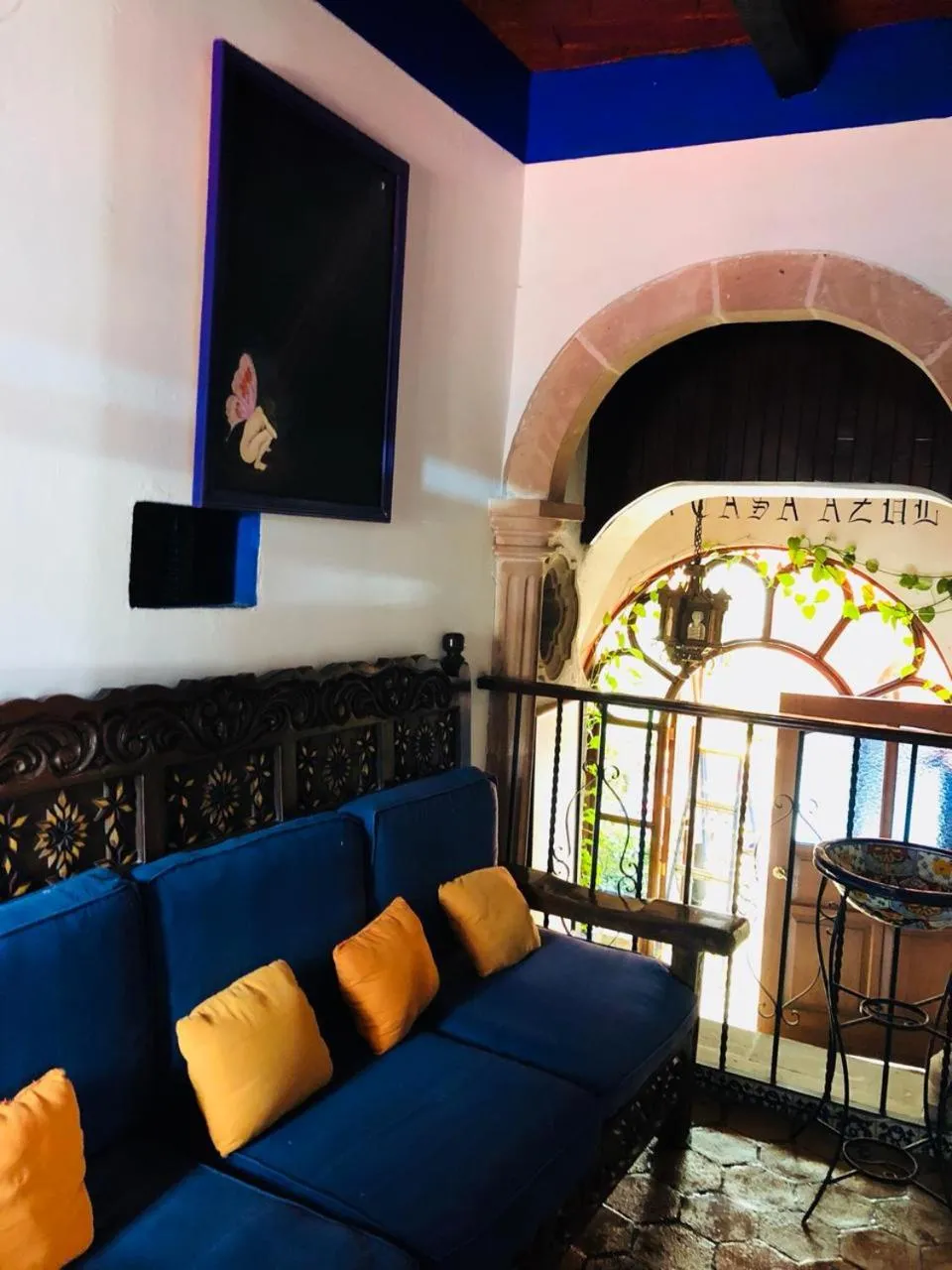 Decorative detail in Casa Azul