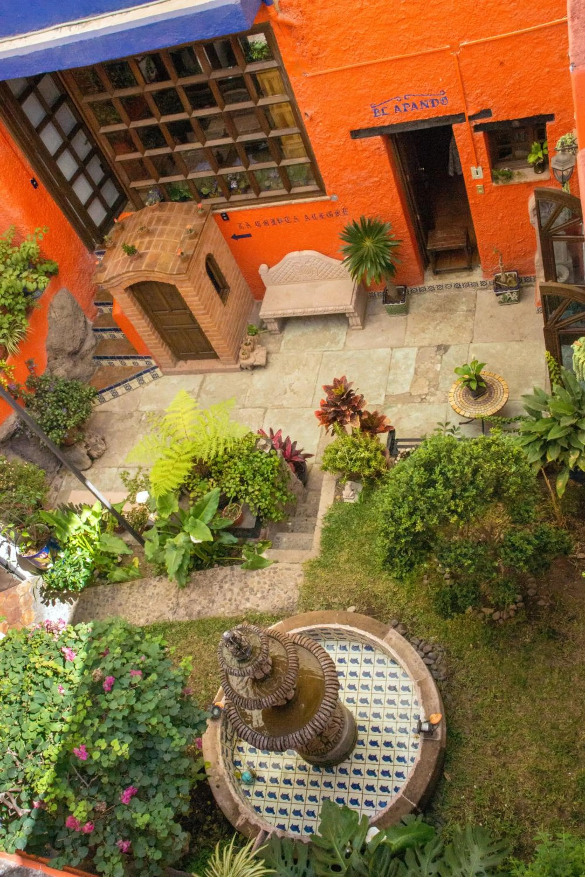 Patio in Casa Azul