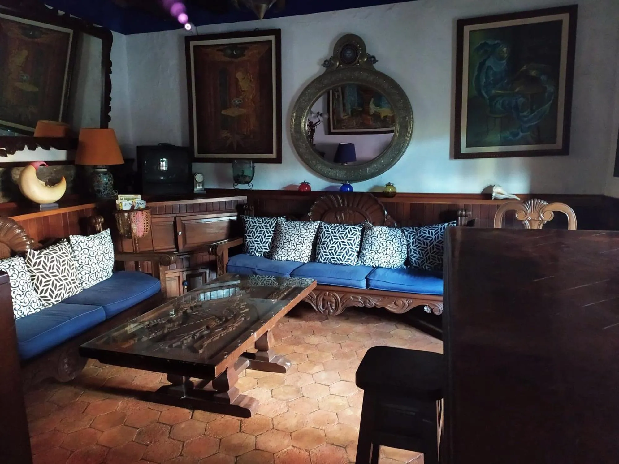 Lobby or reception in Casa Azul