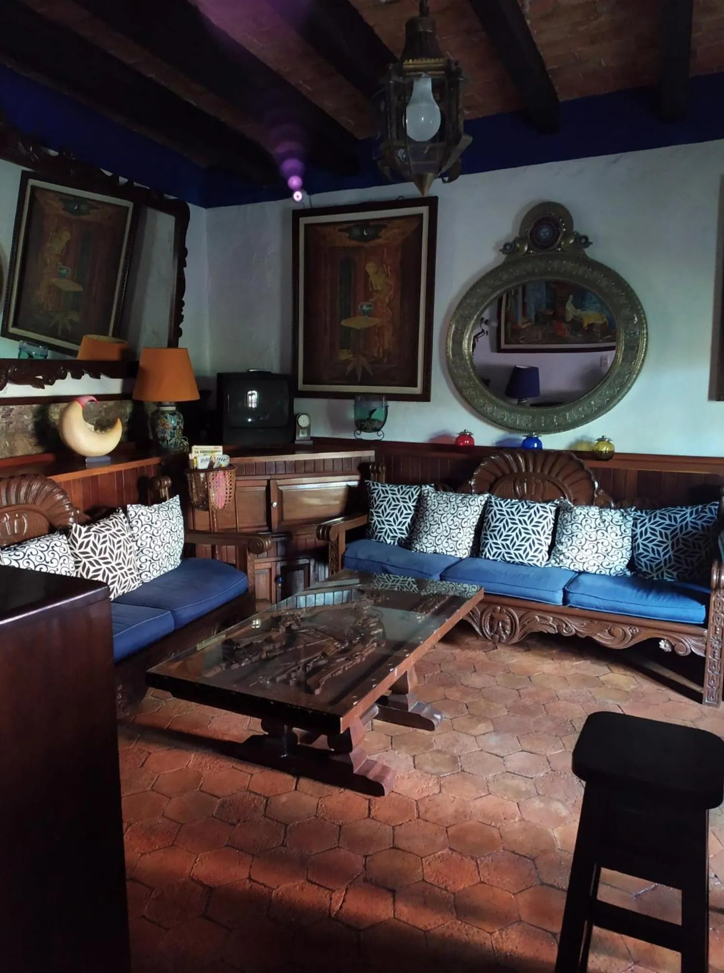 Lobby or reception in Casa Azul
