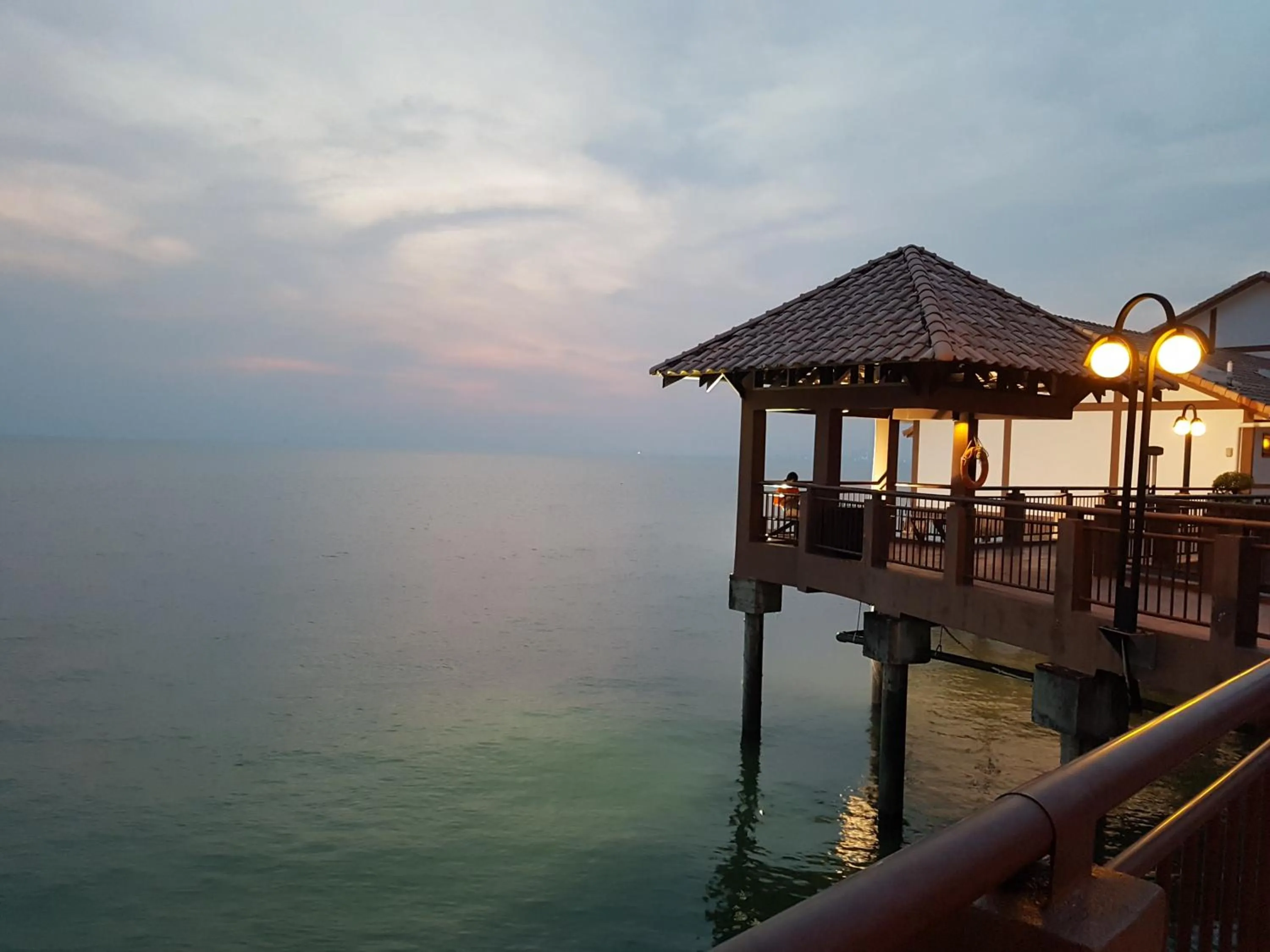 Sunset in Tokido Private Water Chalet PD