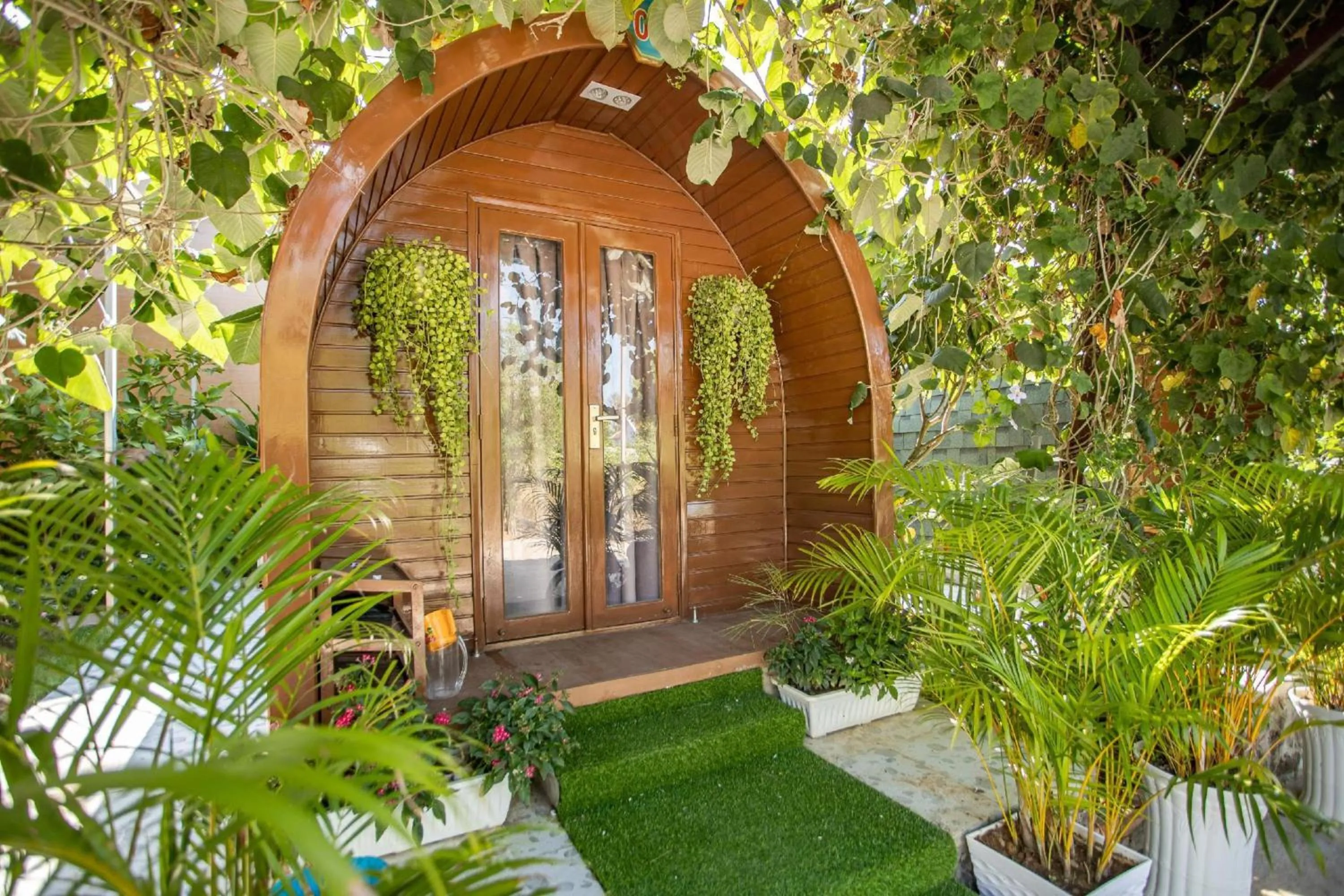 Garden in Linh Dan Bungalow