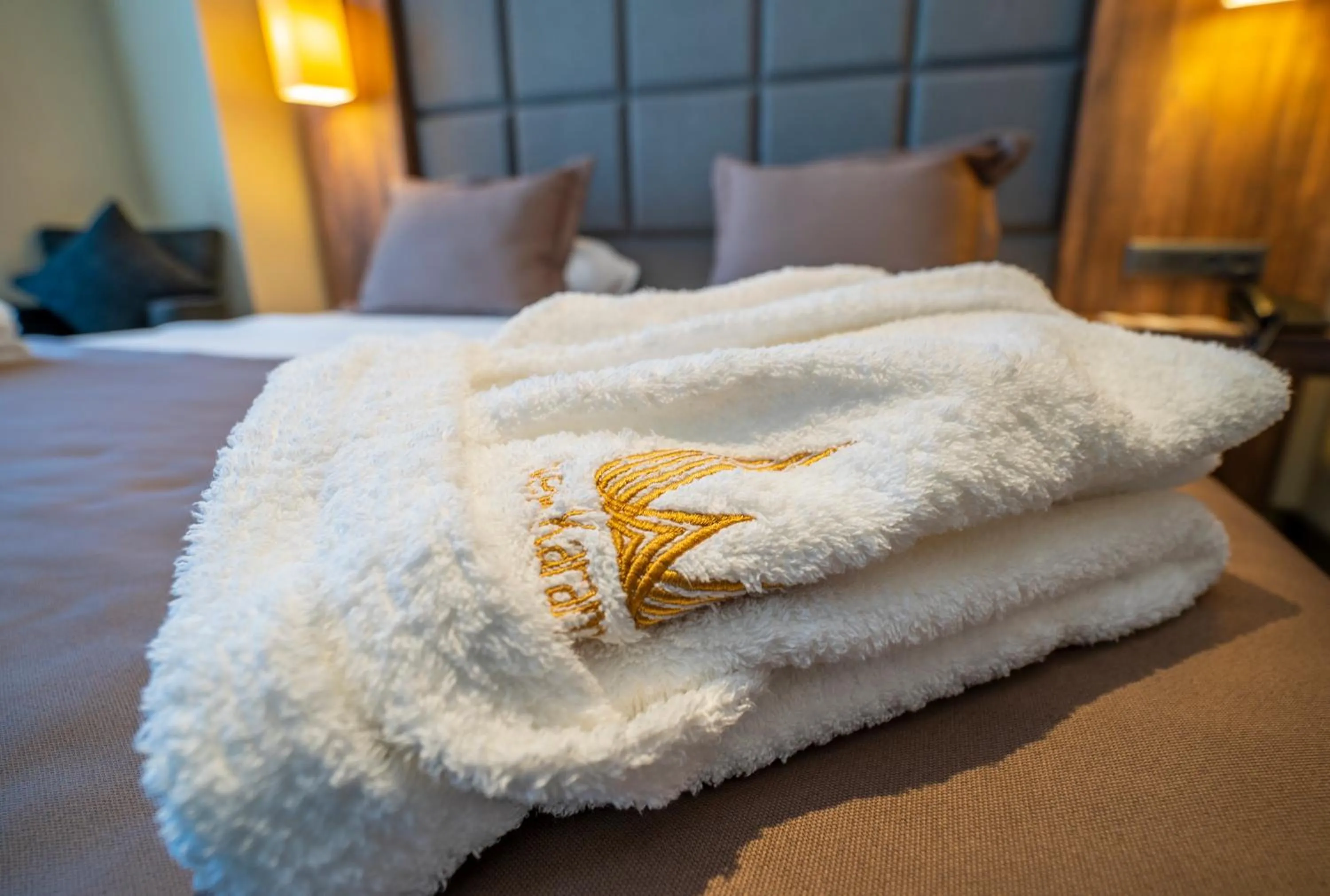 Bed in NEW KARAMAN HOTEL