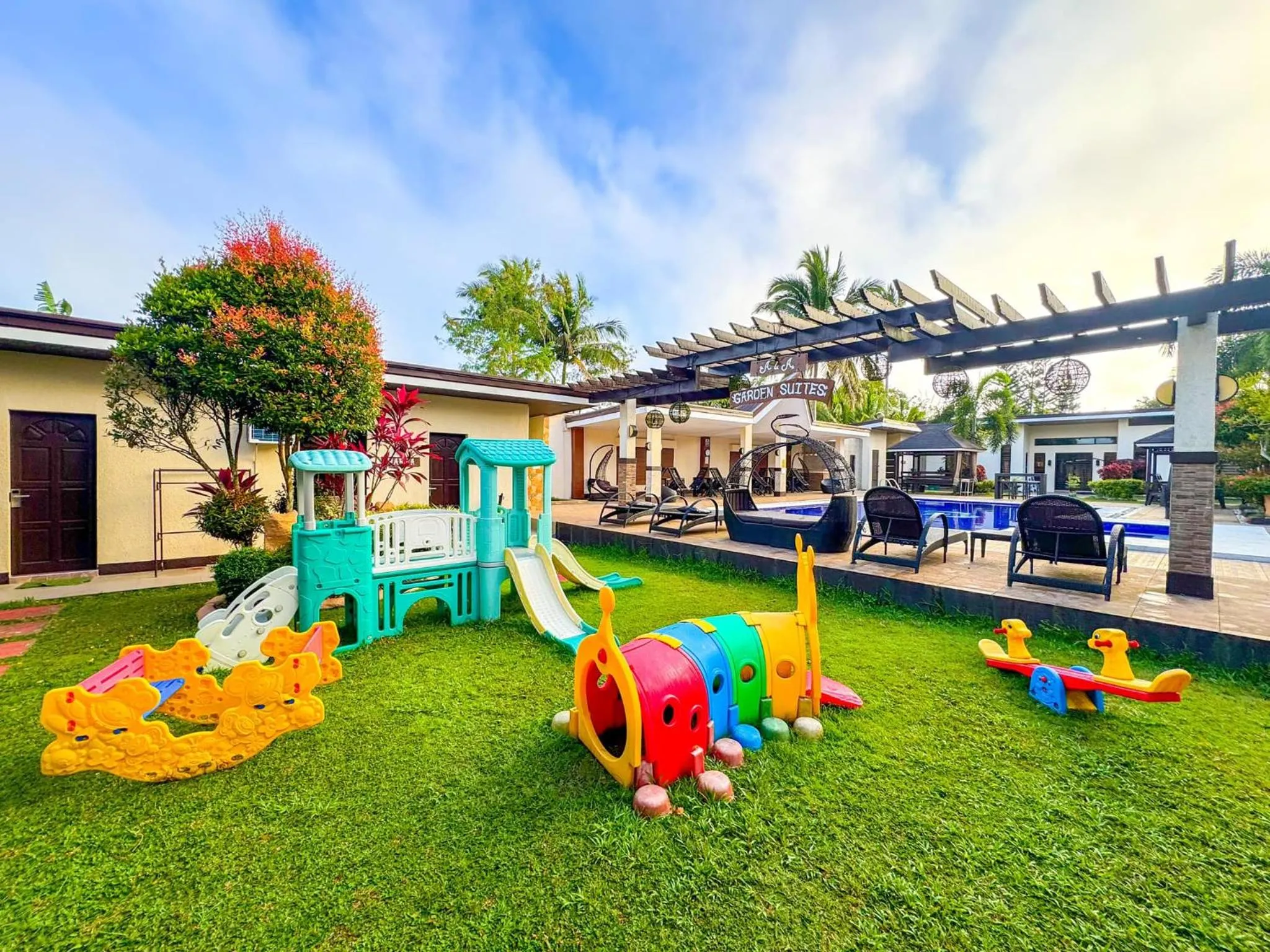 Children play ground in A&A Garden Suites