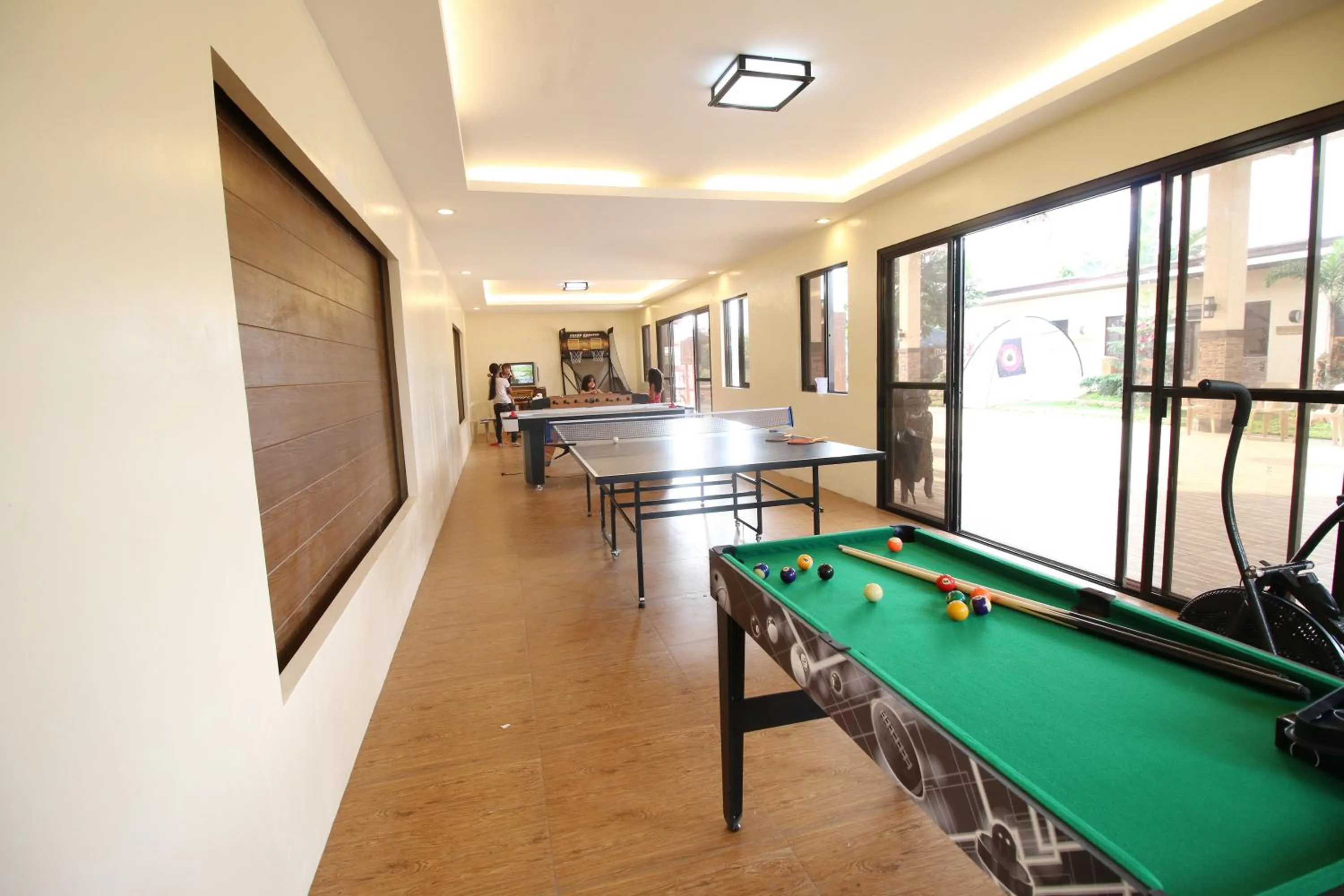 Game Room in A&A Garden Suites