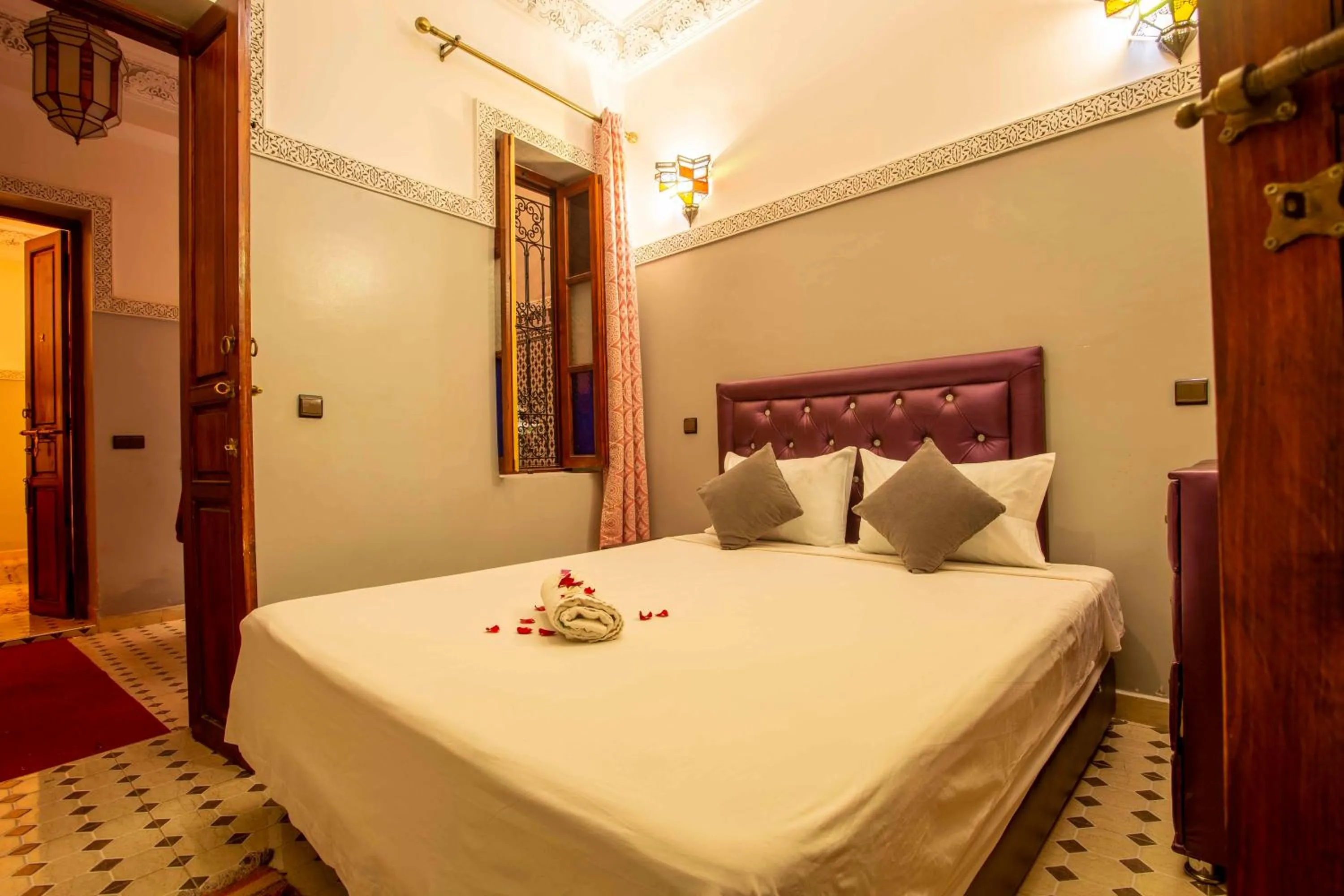 Bed in Riad Aymane
