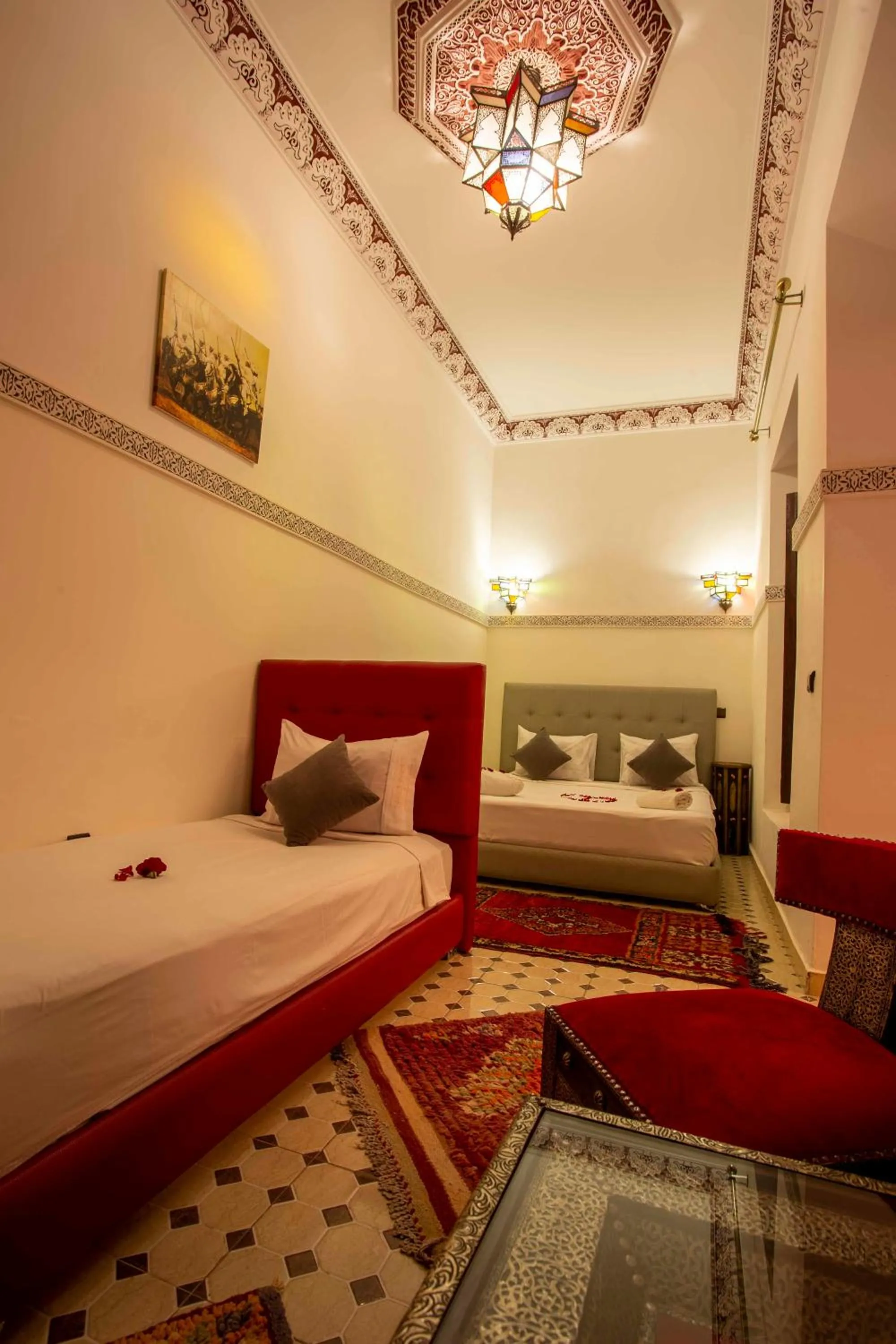 Bed in Riad Aymane