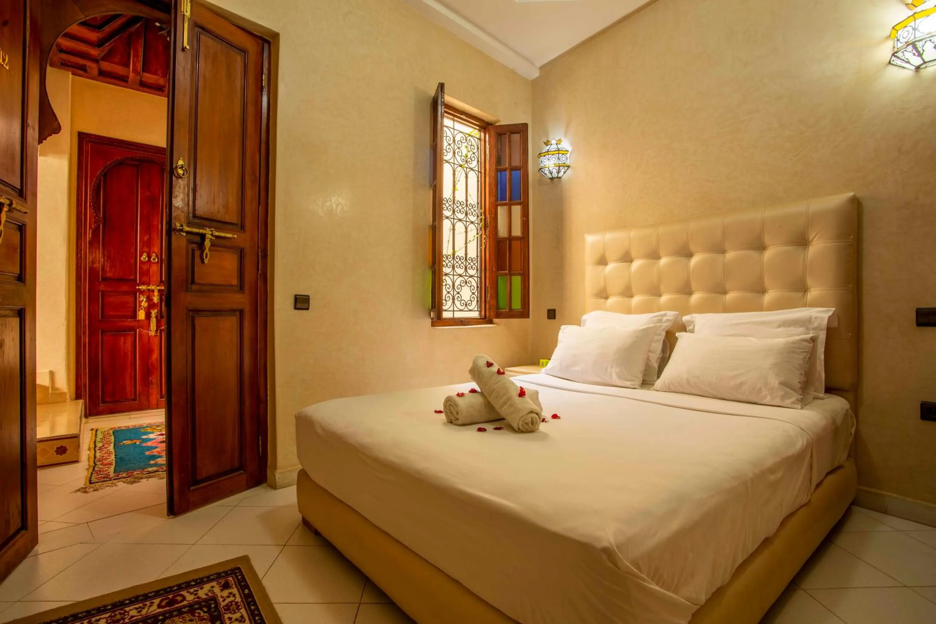 Bed in Riad Aymane