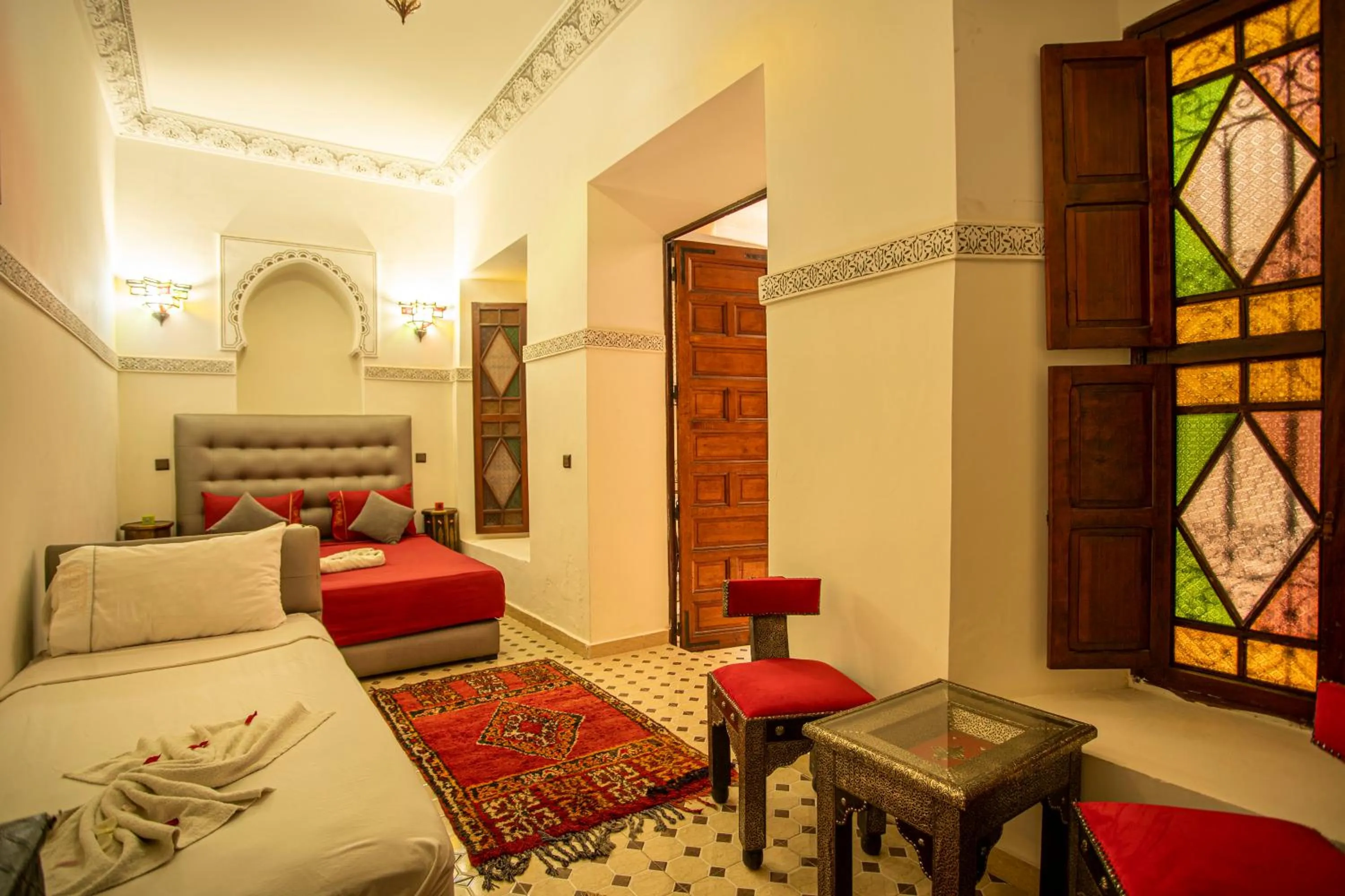 Bed in Riad Aymane