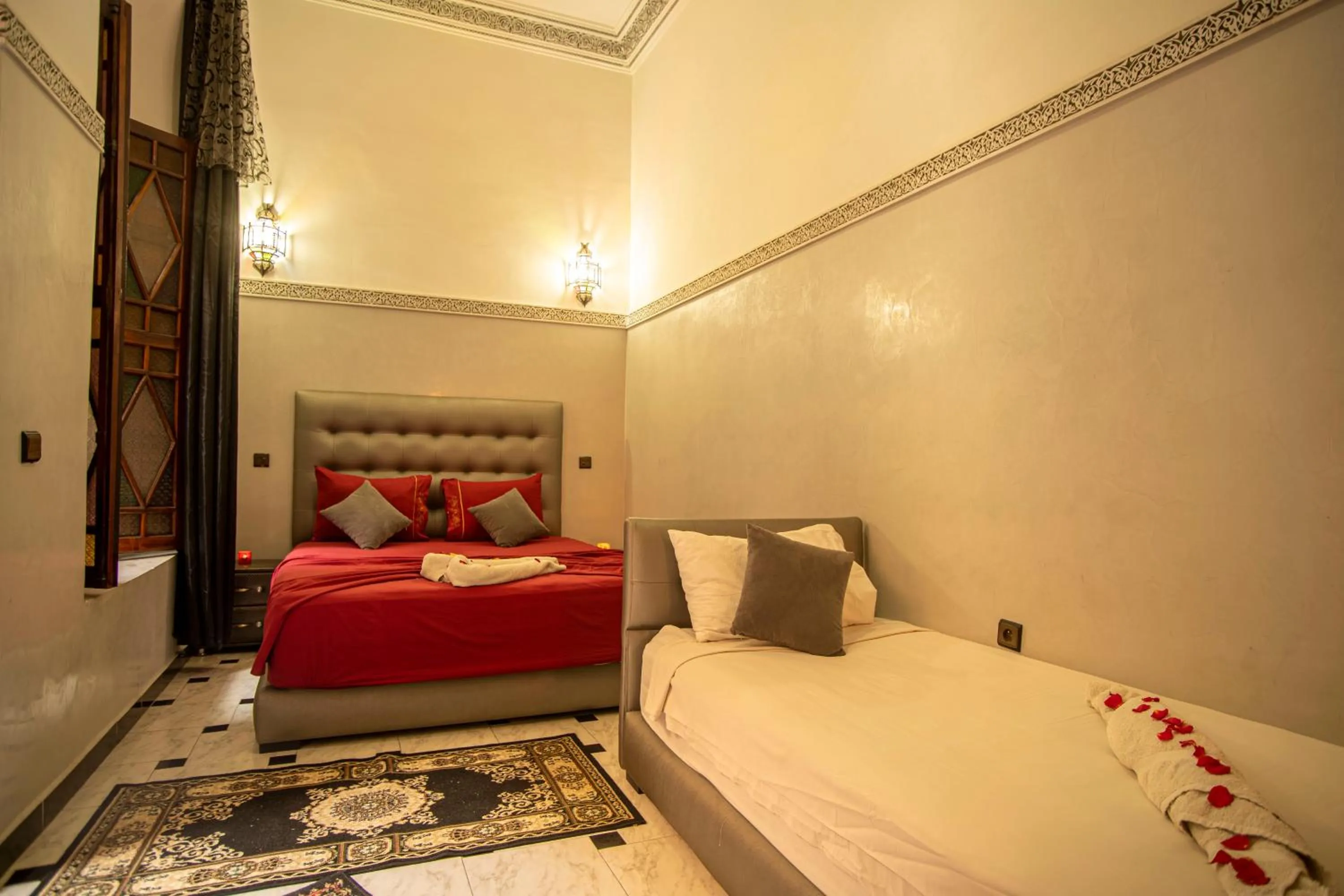 Bed in Riad Aymane