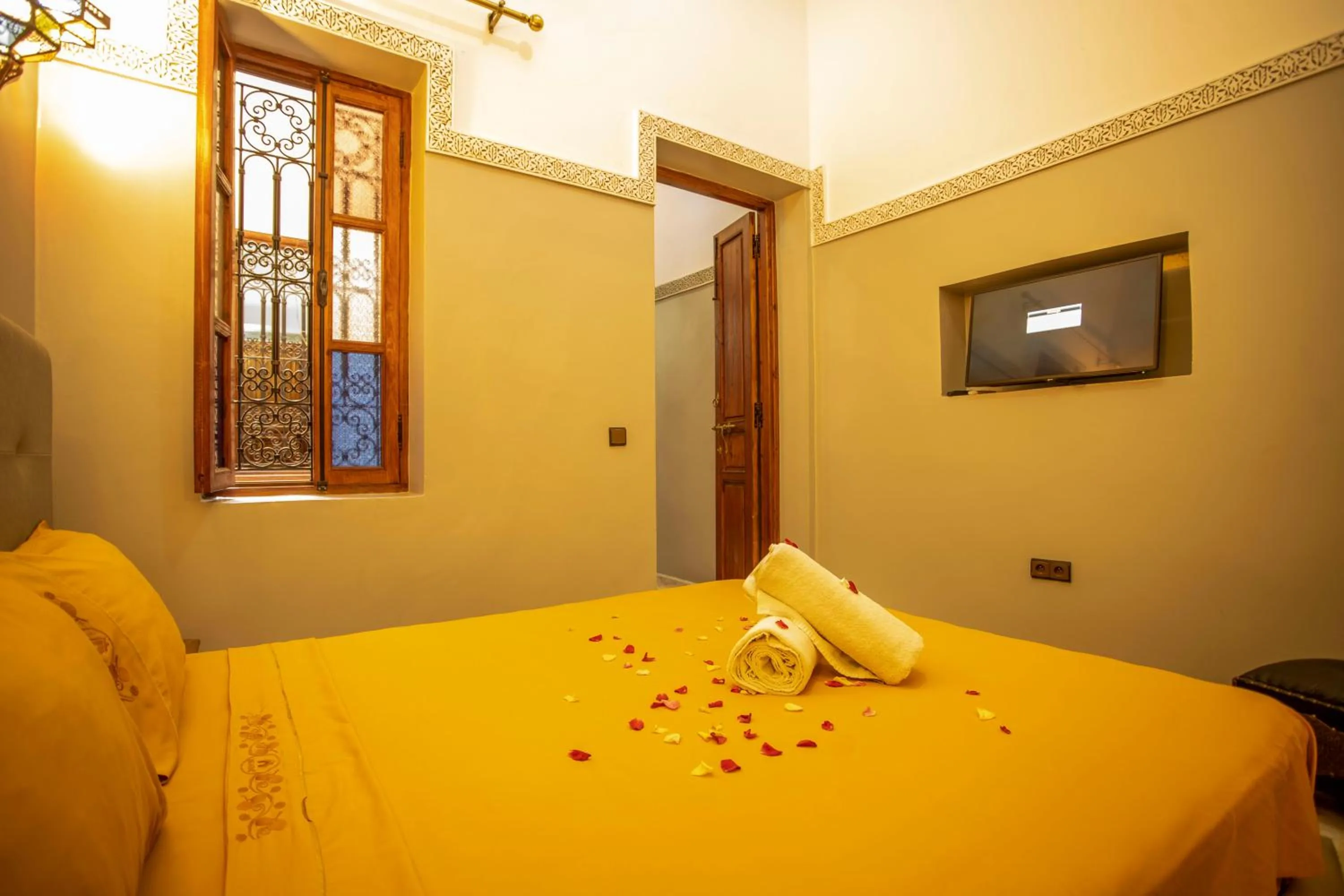 Bed in Riad Aymane