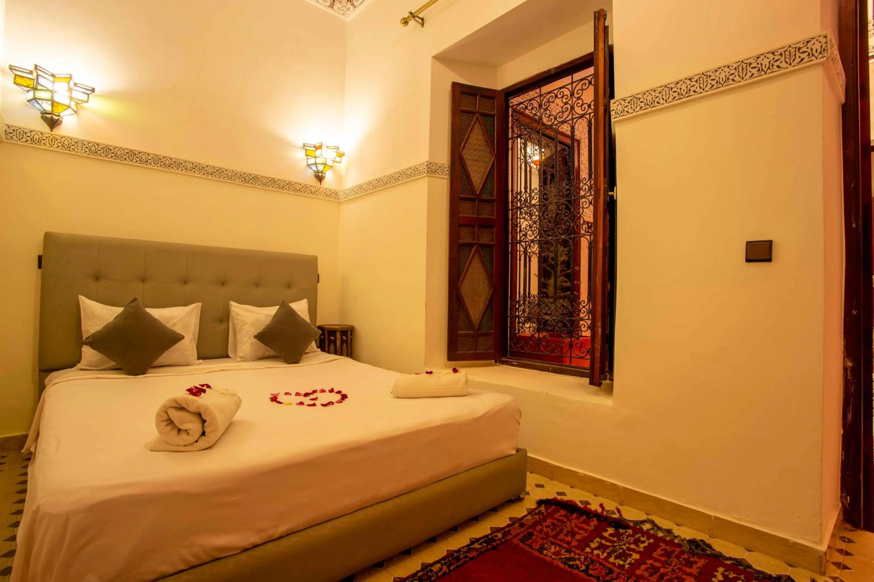 Bed in Riad Aymane