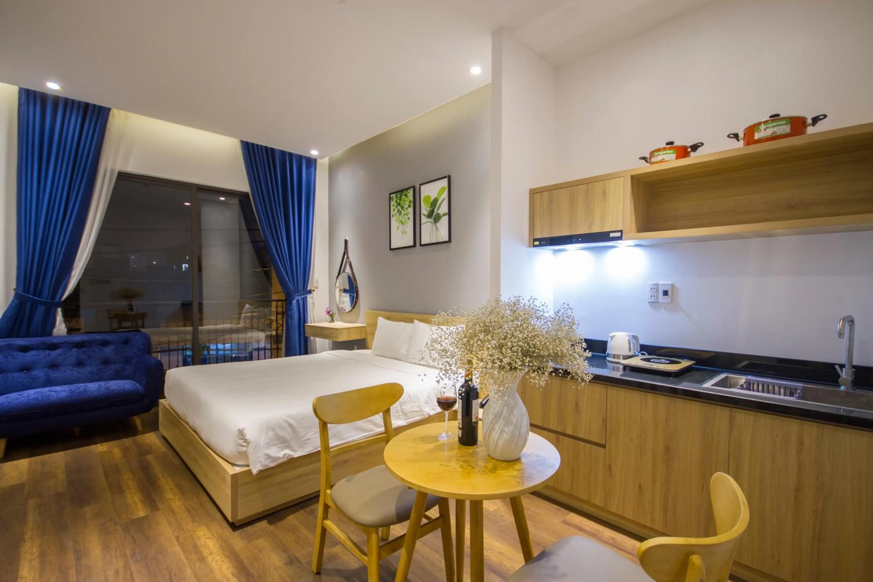 Decorative detail, Bed in King House Villa Hotel & Spa