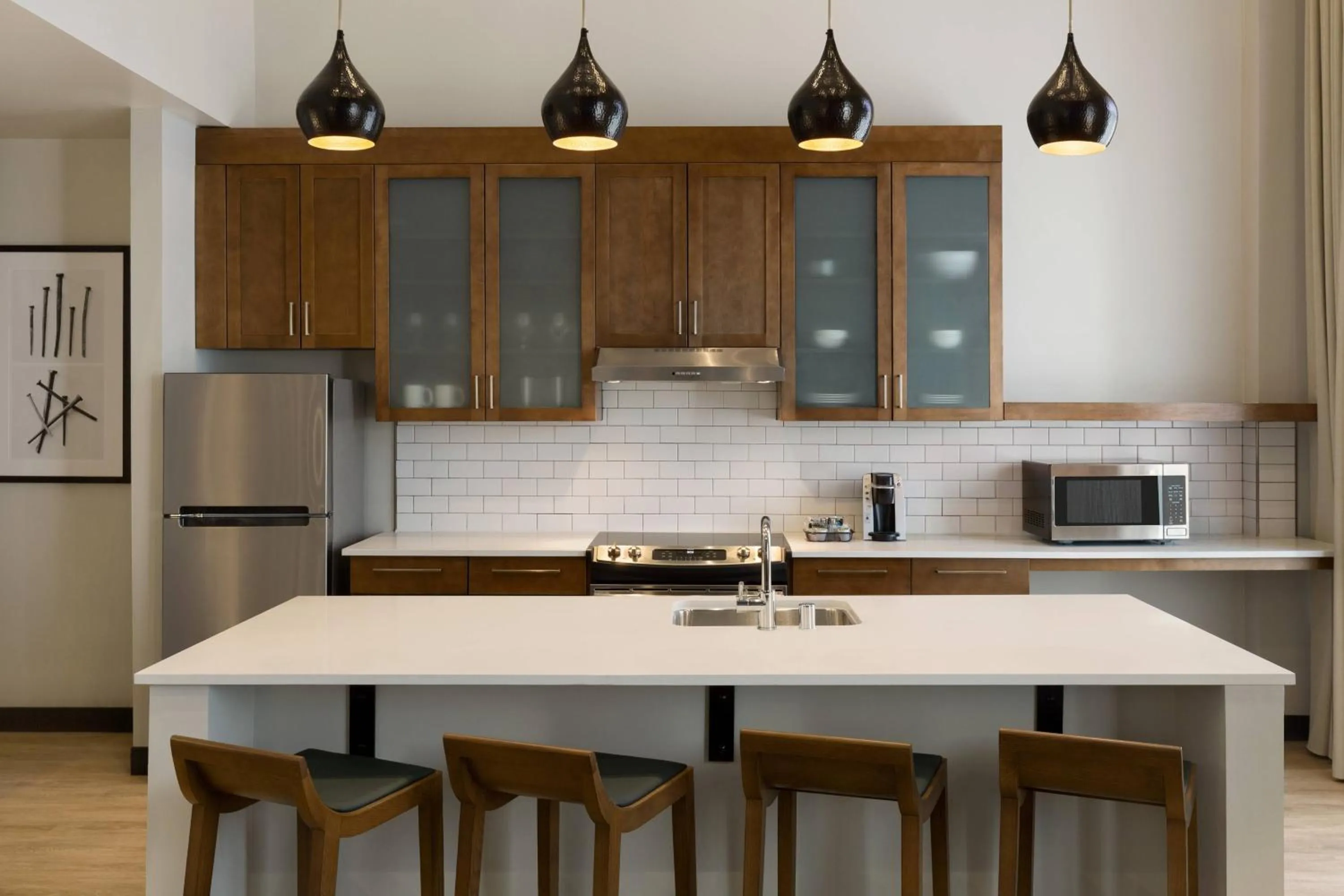 Kitchen or kitchenette in Residence Inn by Marriott Missoula Downtown