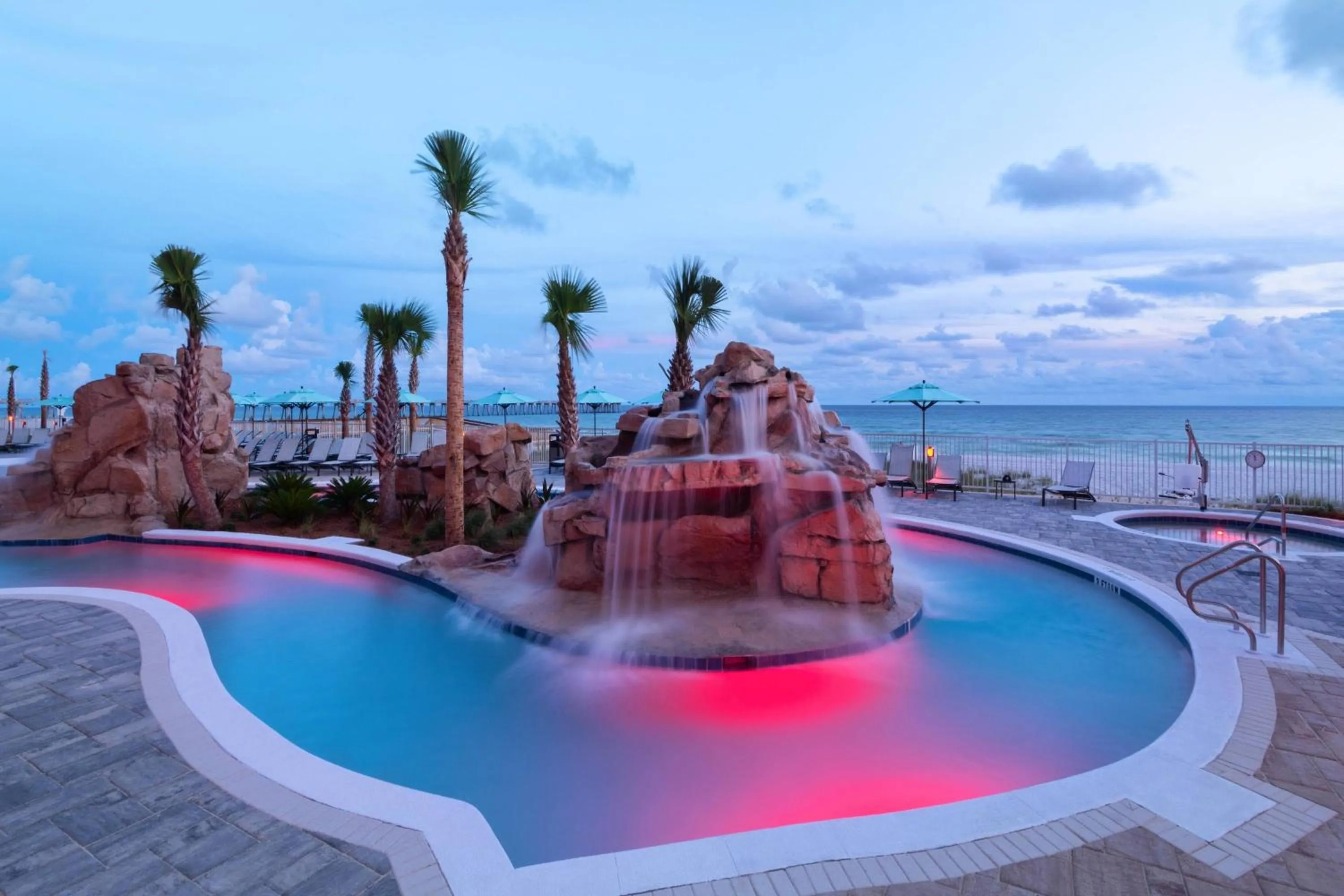 Fitness centre/facilities in SpringHill Suites by Marriott Panama City Beach Beachfront