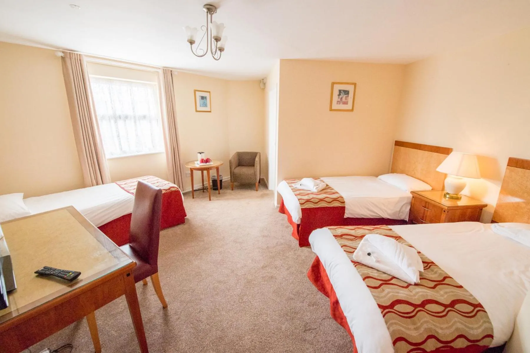 Bed in The Black Horse Inn