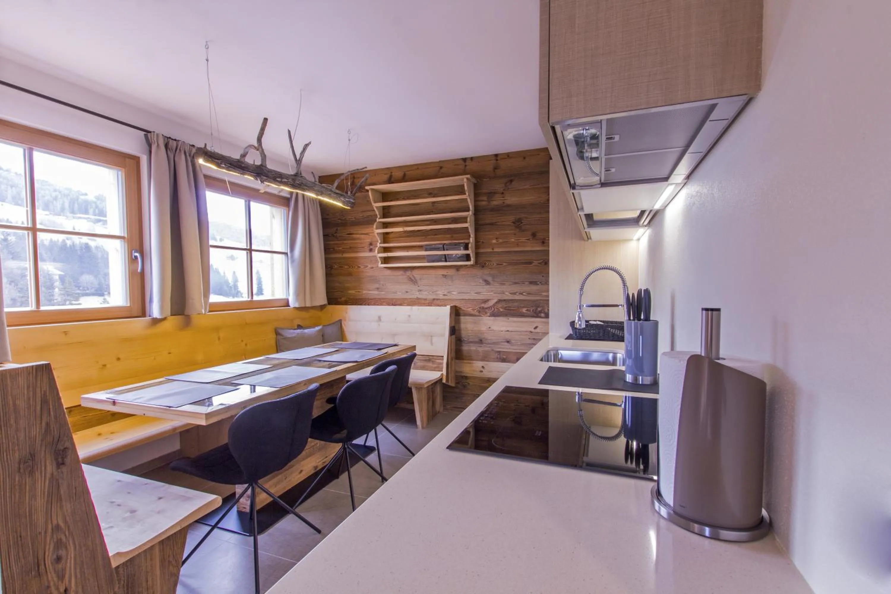 Kitchen or kitchenette in Appartamenti Residence Pars