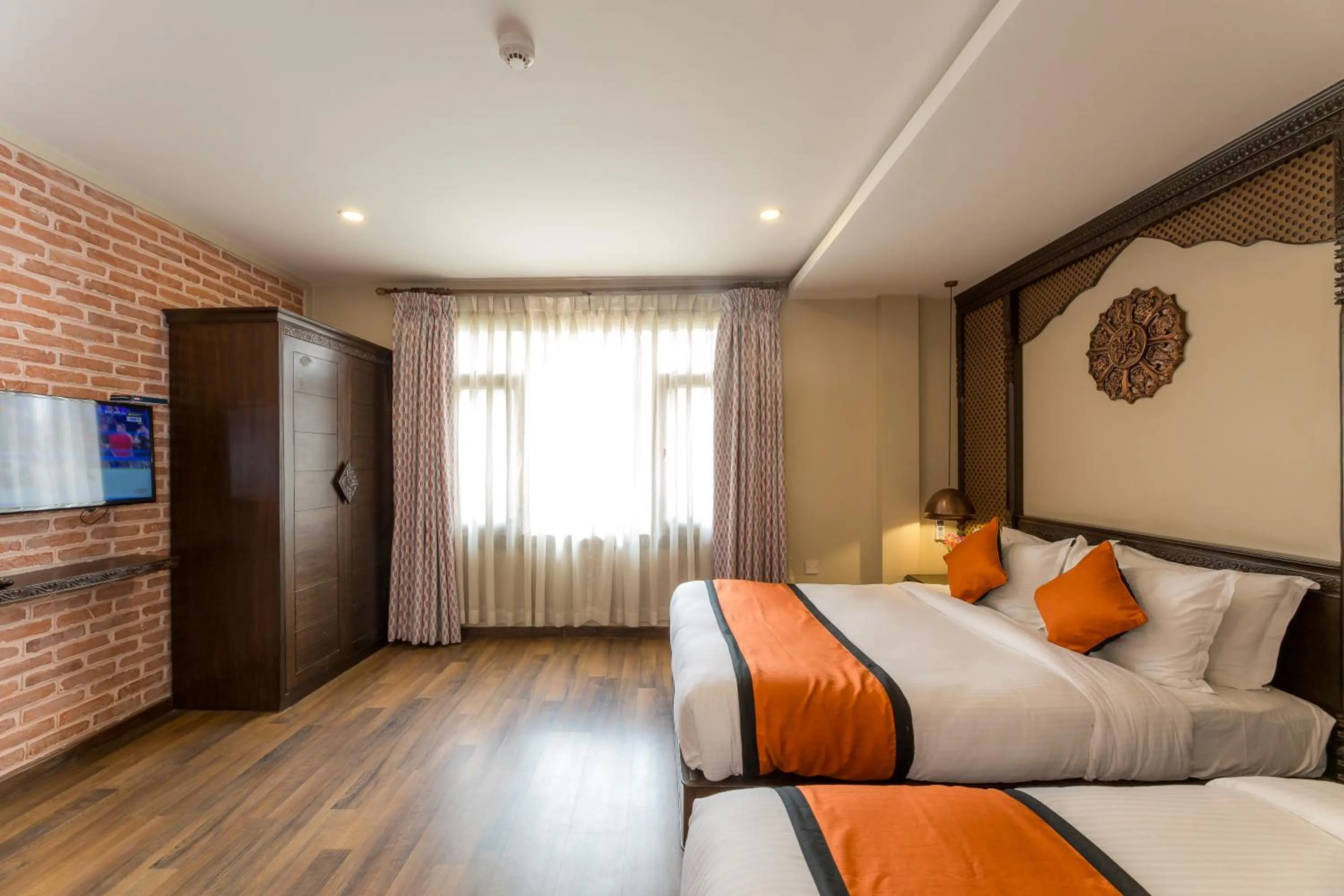 Bed in Himalayan Ghar