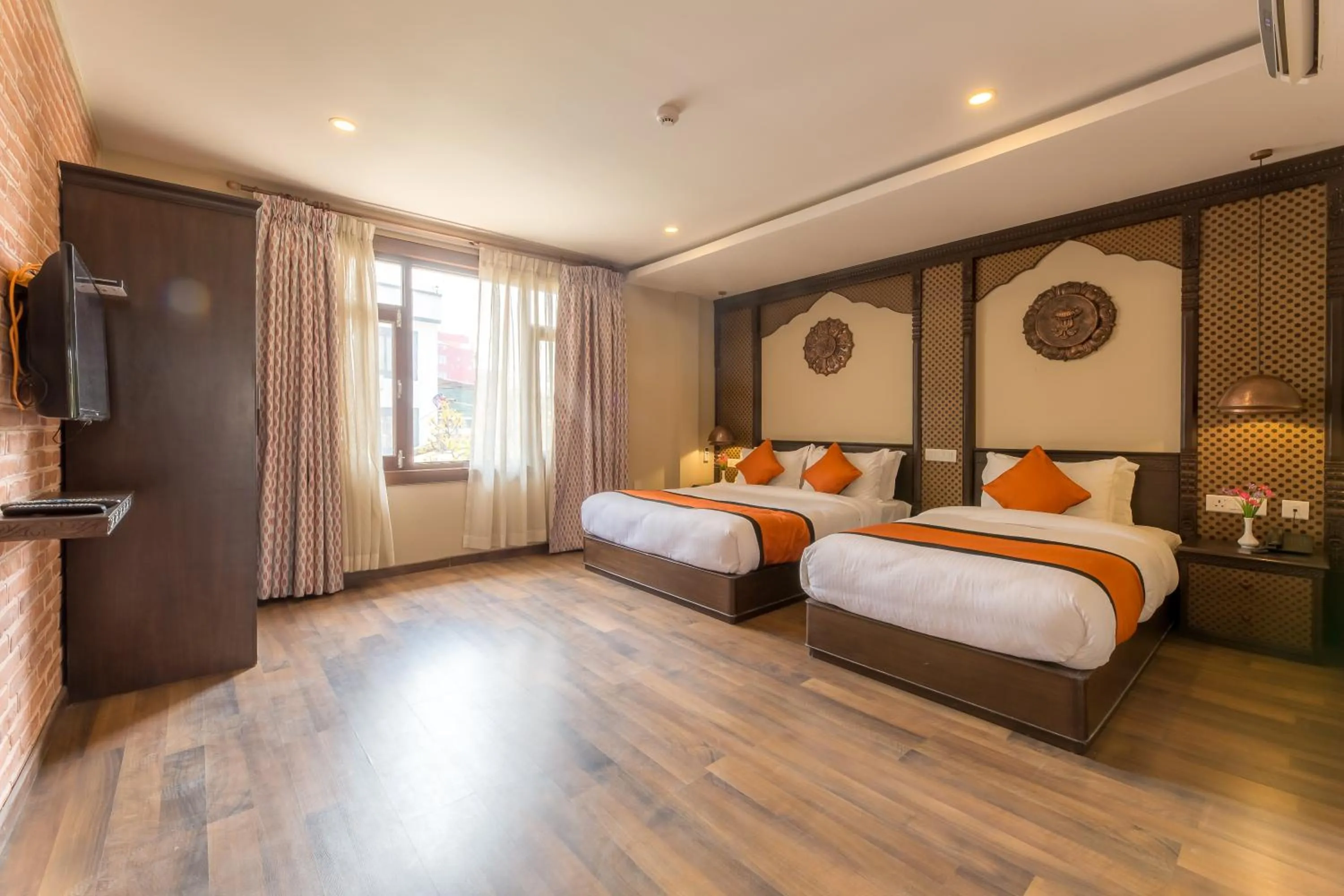 Bed in Himalayan Ghar