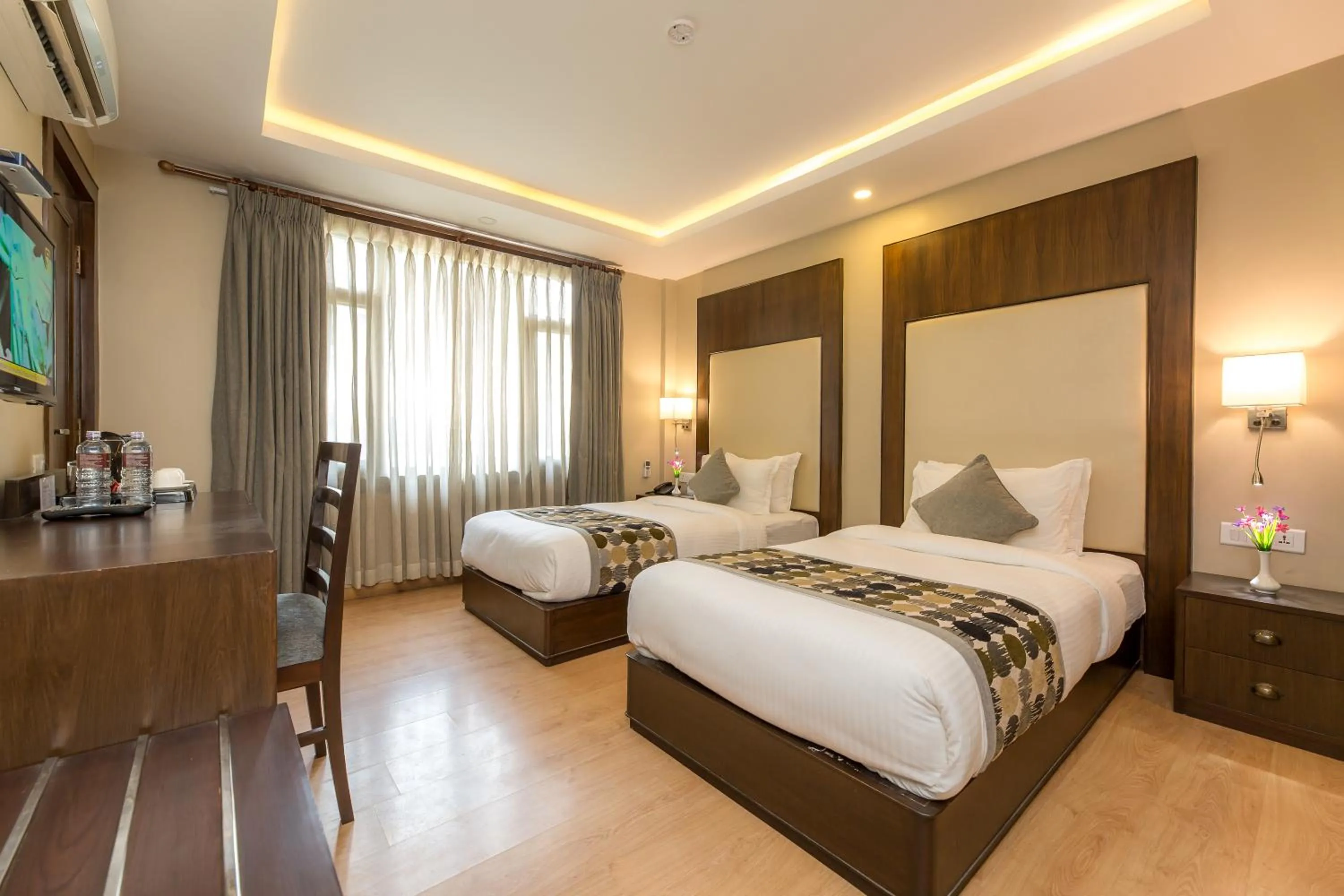 Bed in Himalayan Ghar