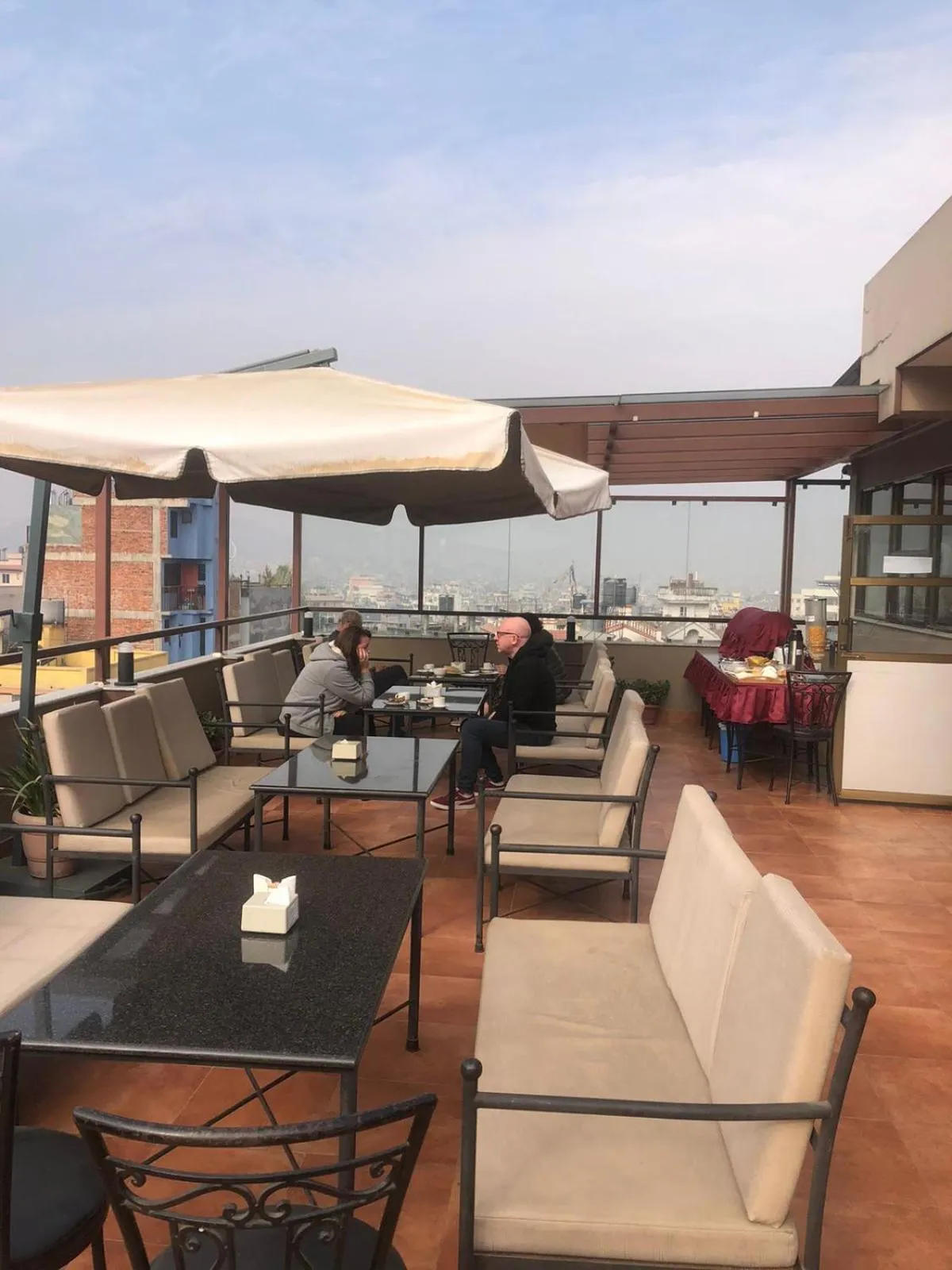 Patio in Himalayan Ghar