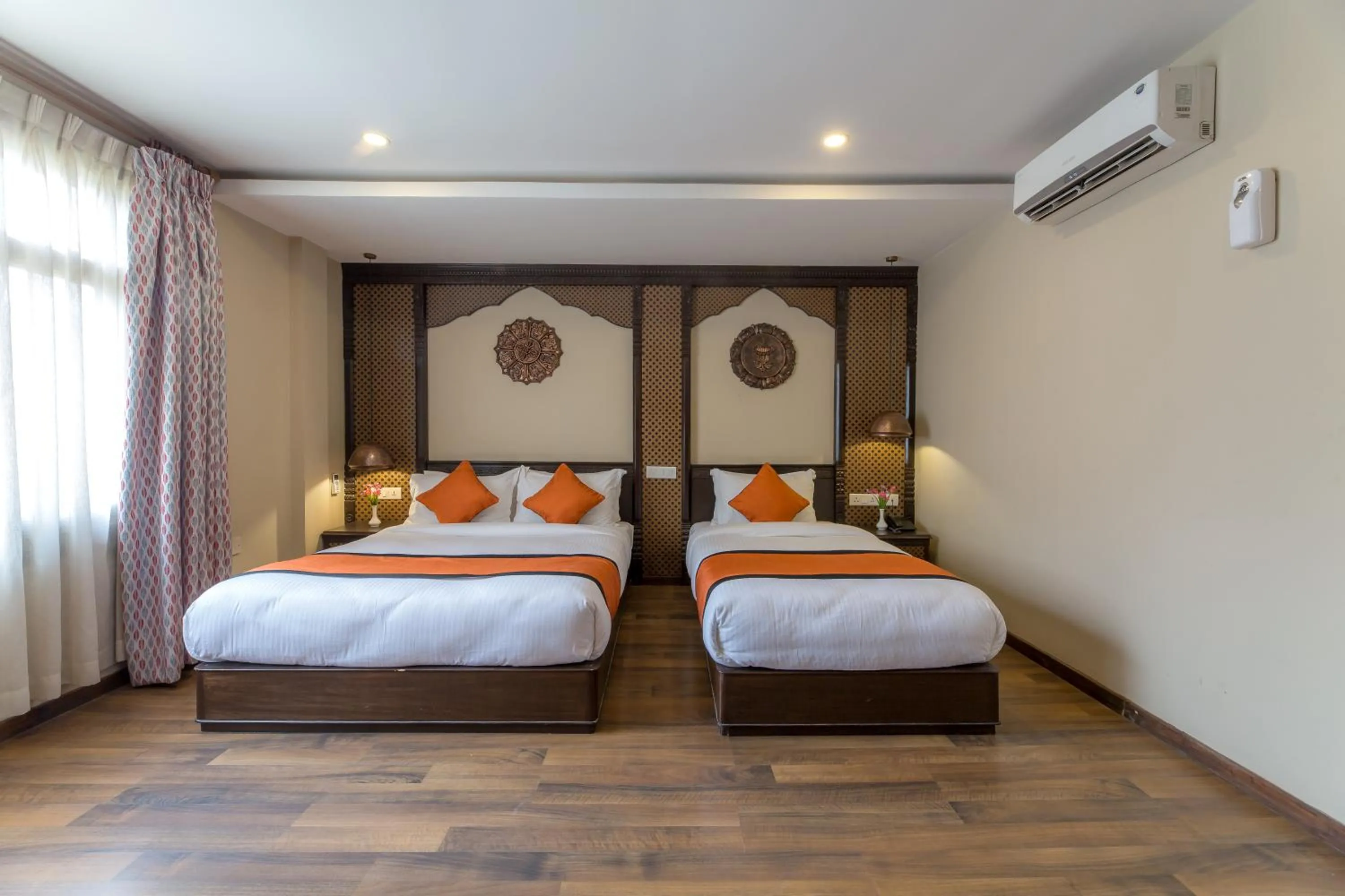 Bed in Himalayan Ghar