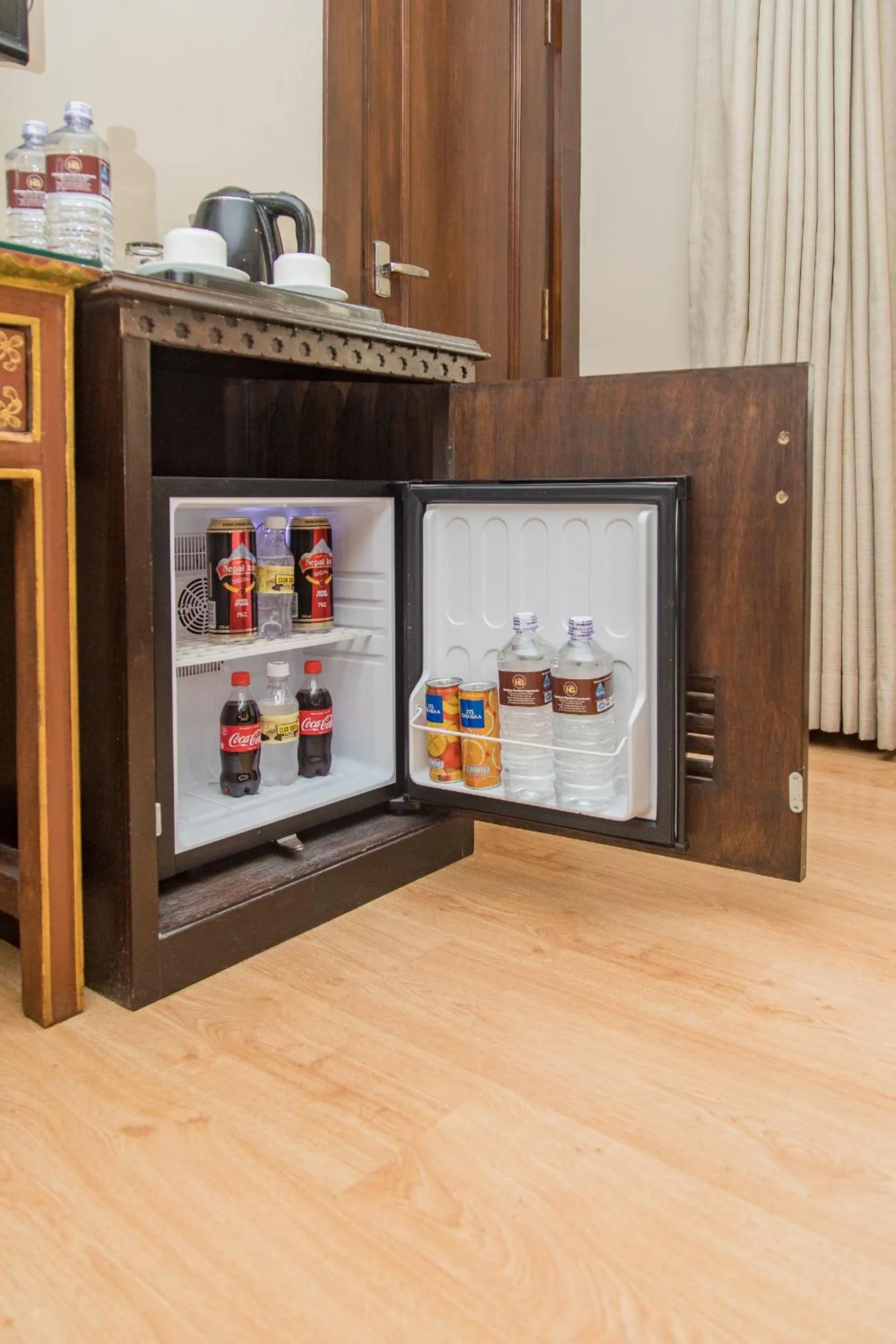 minibar in Himalayan Ghar