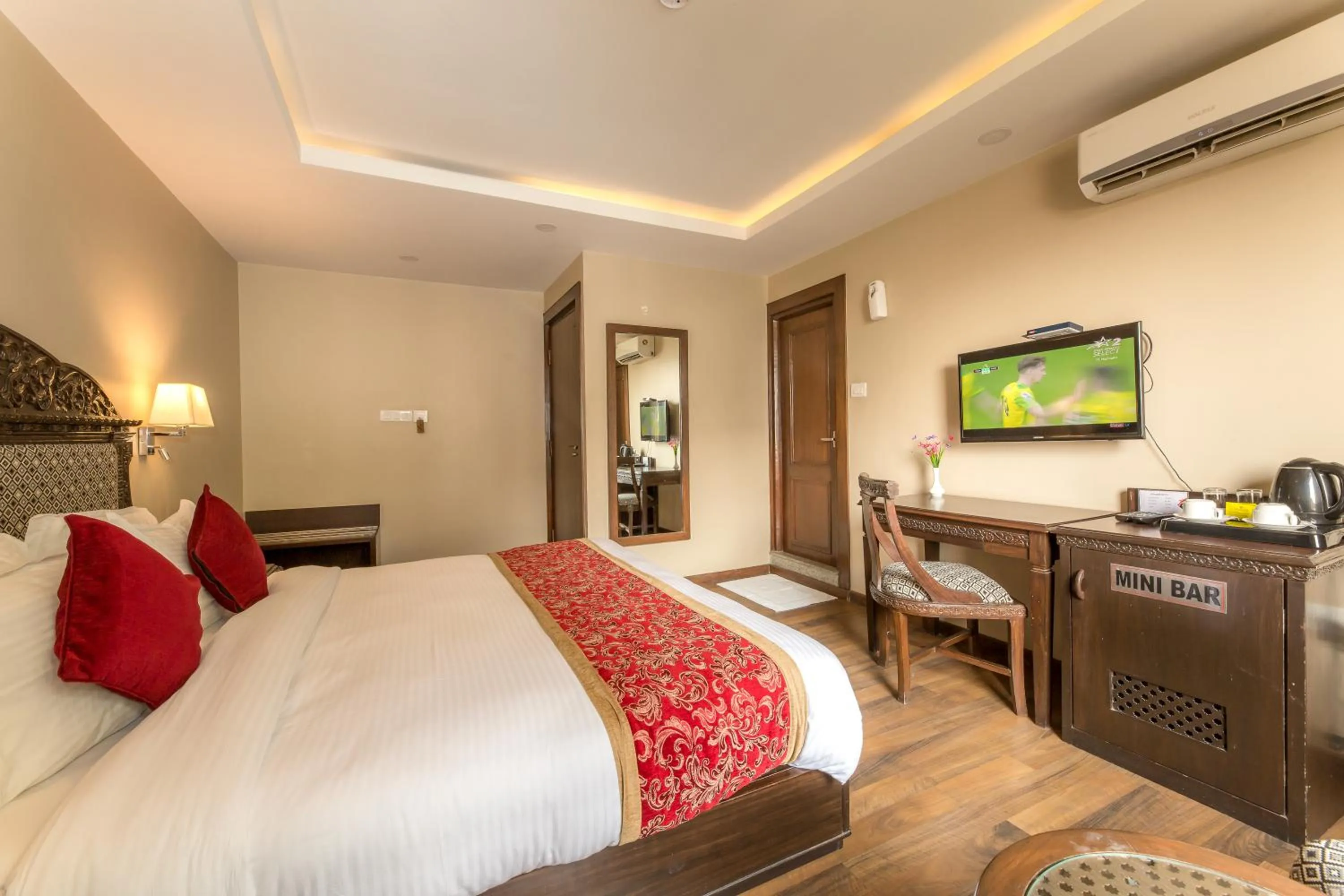 Bed in Himalayan Ghar