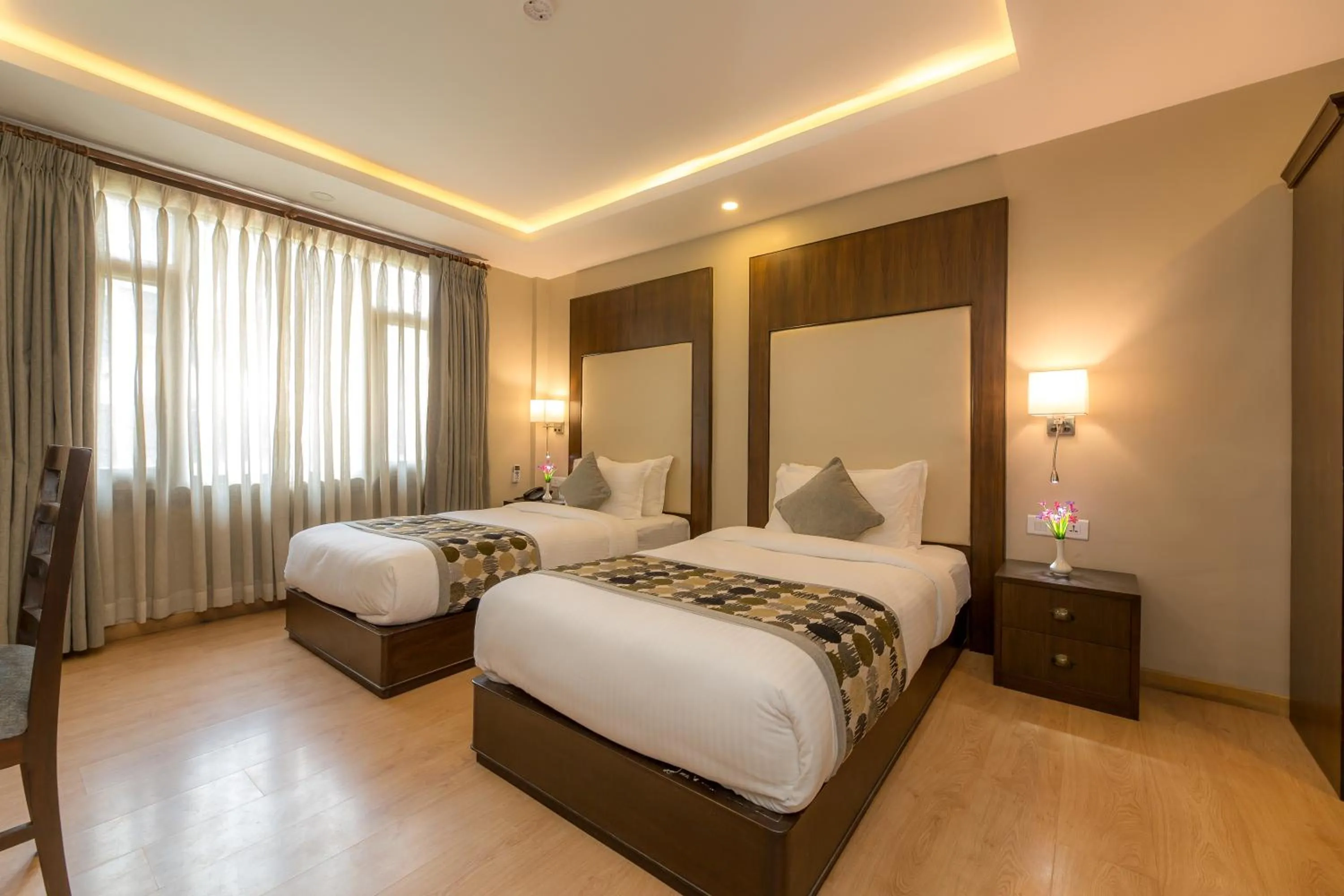 Bed in Himalayan Ghar