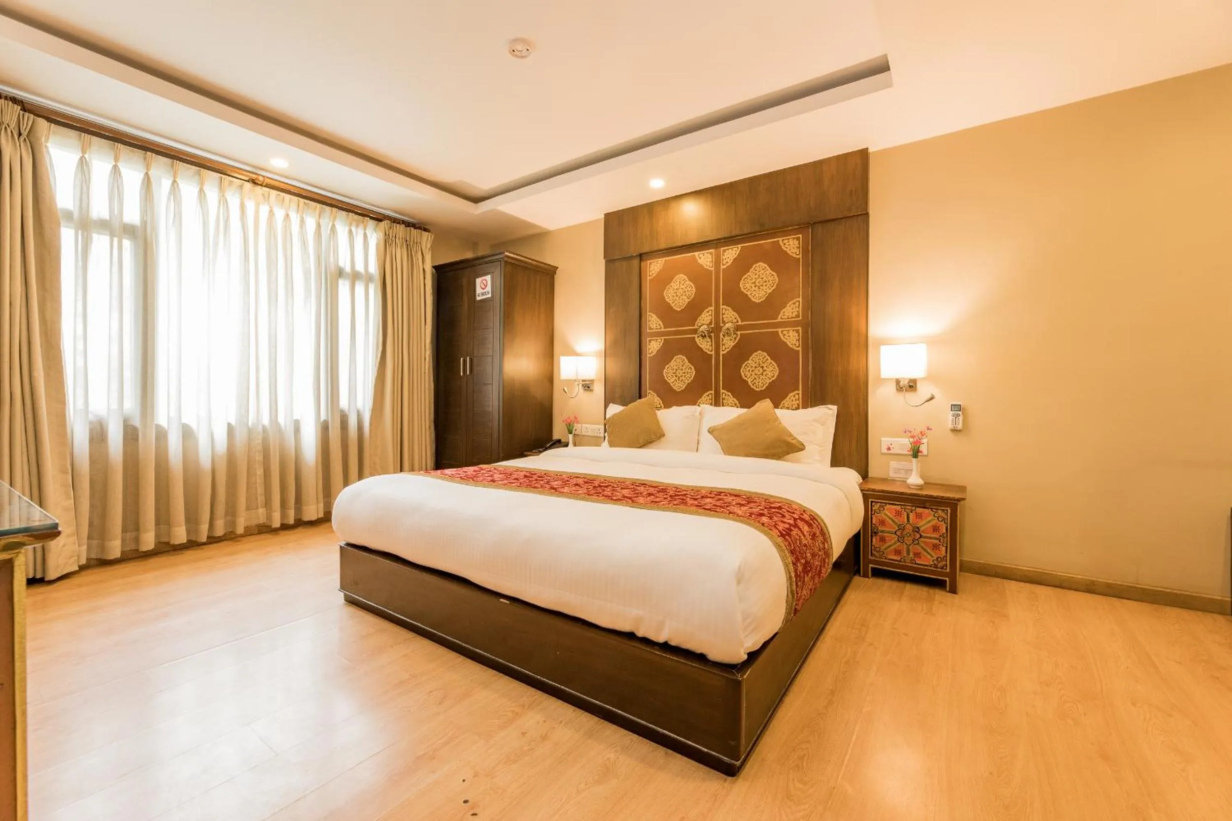 Bed in Himalayan Ghar