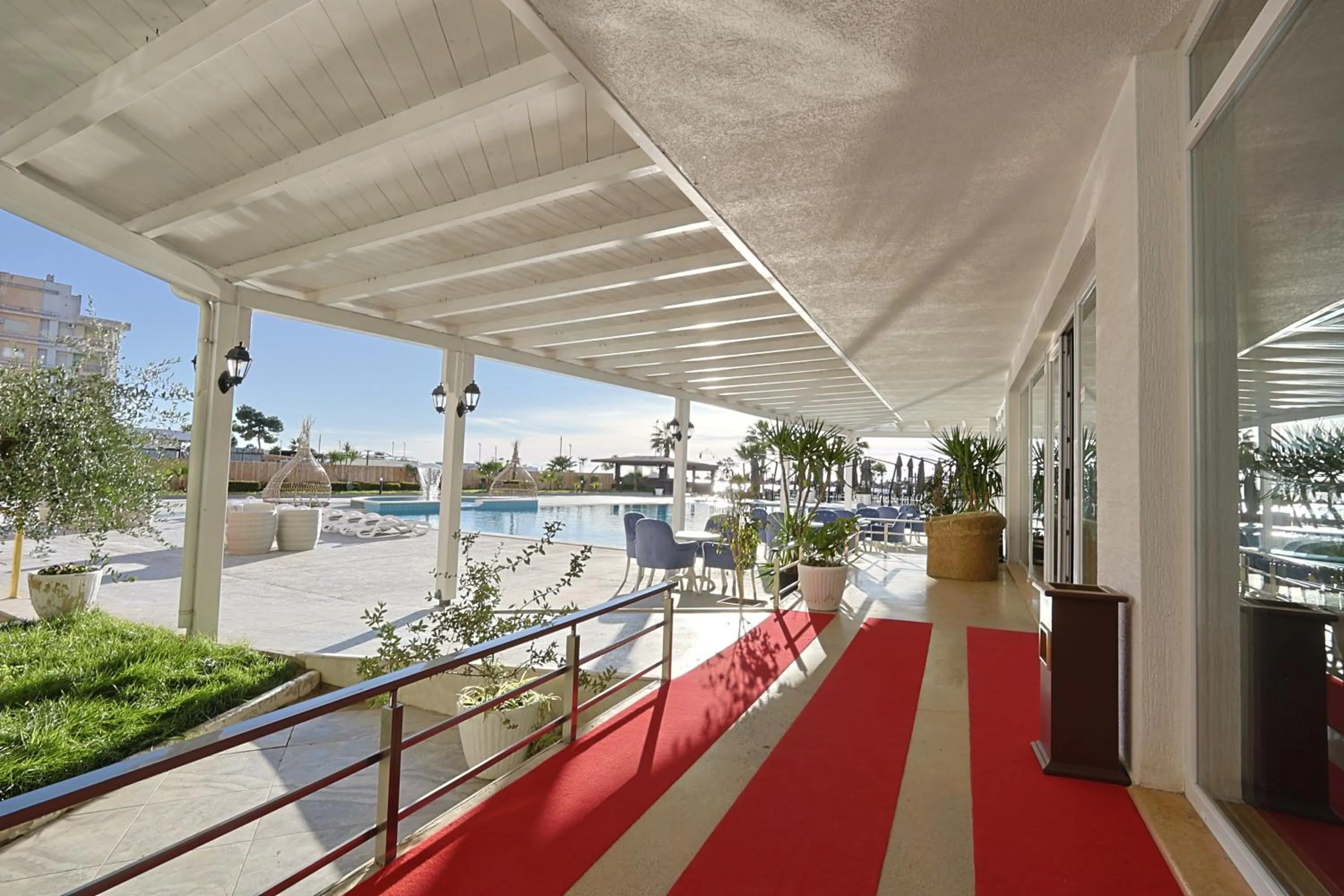 Pool view in Hotel Bleart