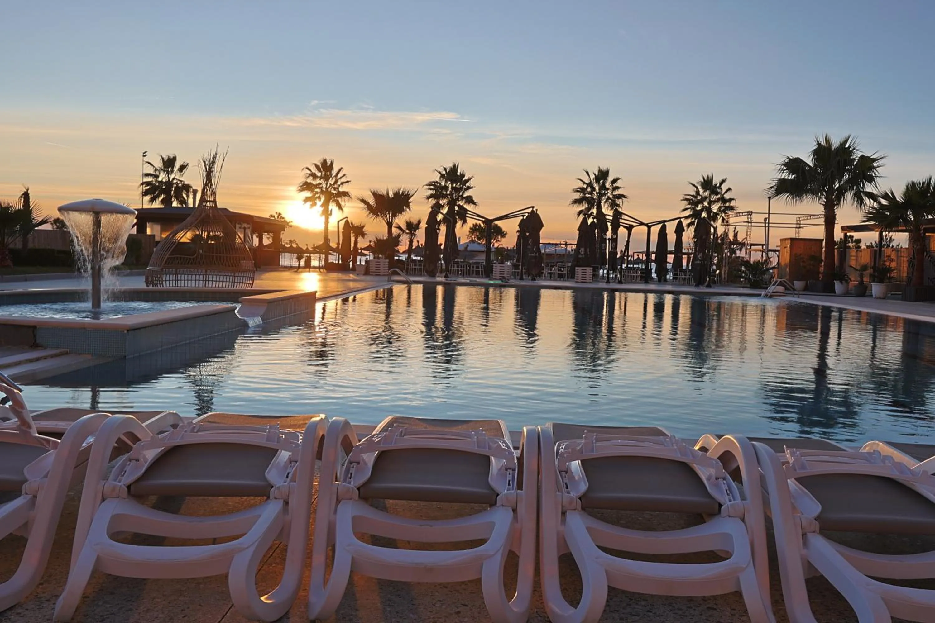 Sunset in Hotel Bleart