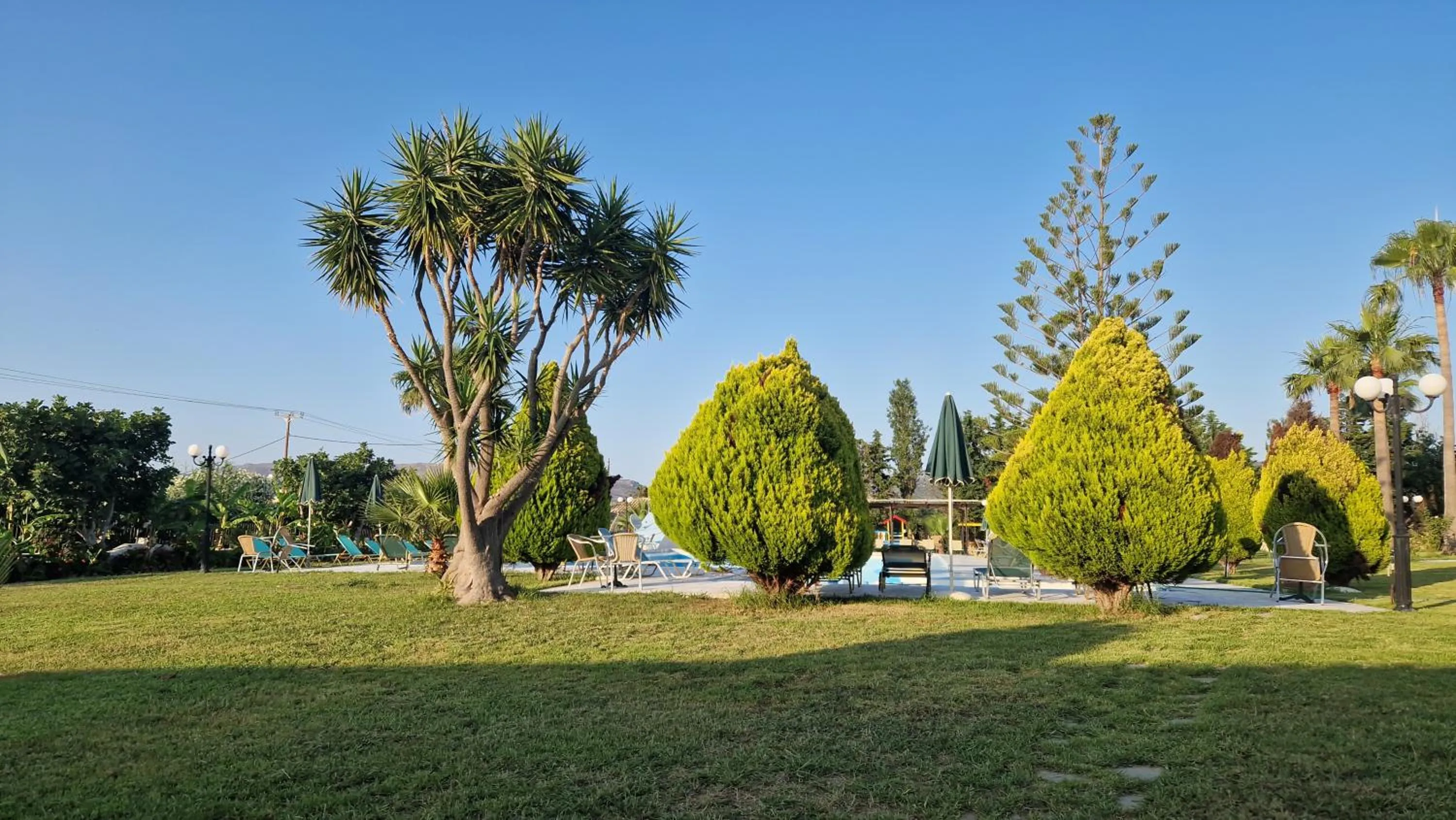Garden view in Regina Hotel