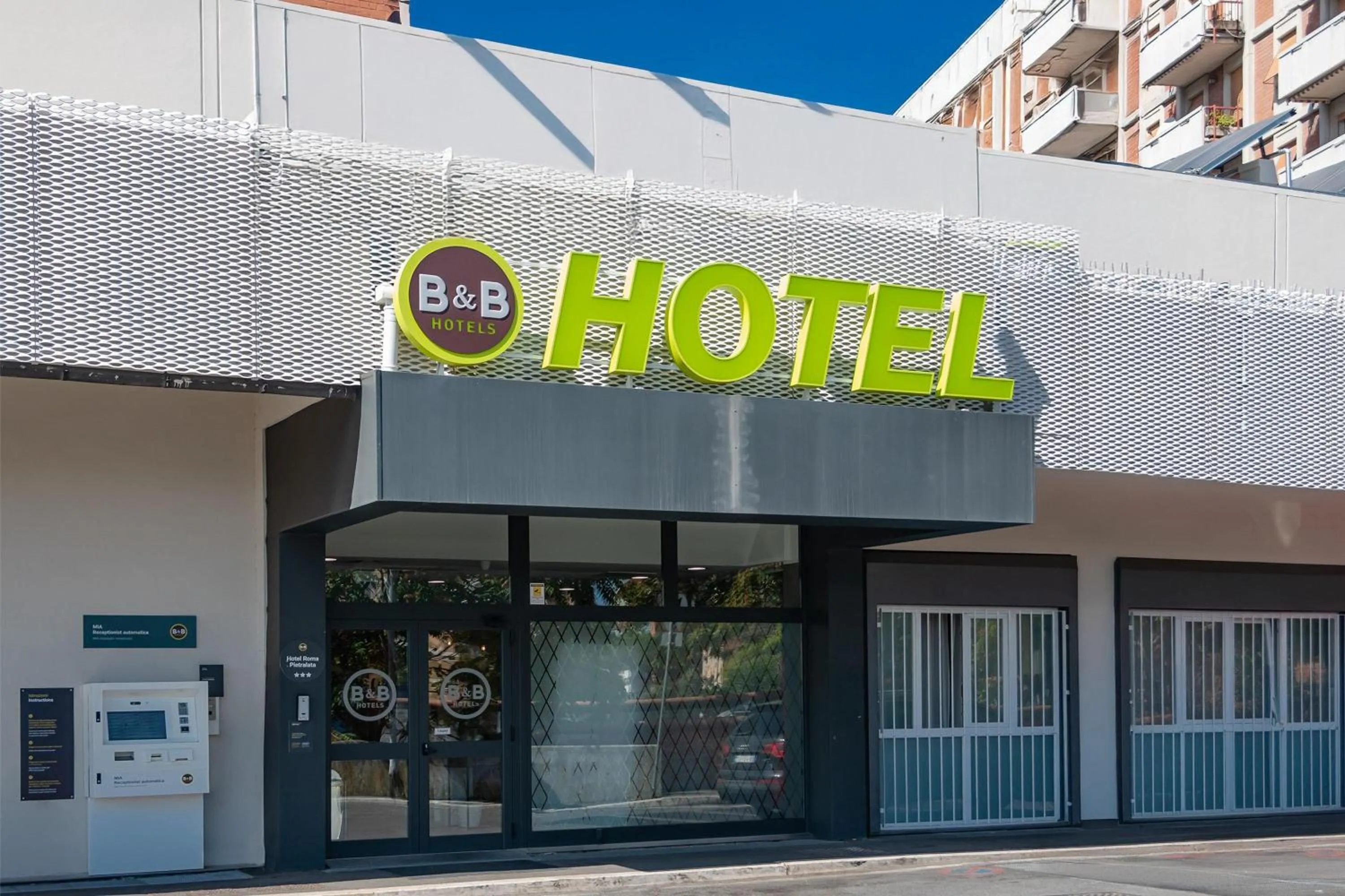 Property building in B&B Hotel Roma Pietralata Tiburtina