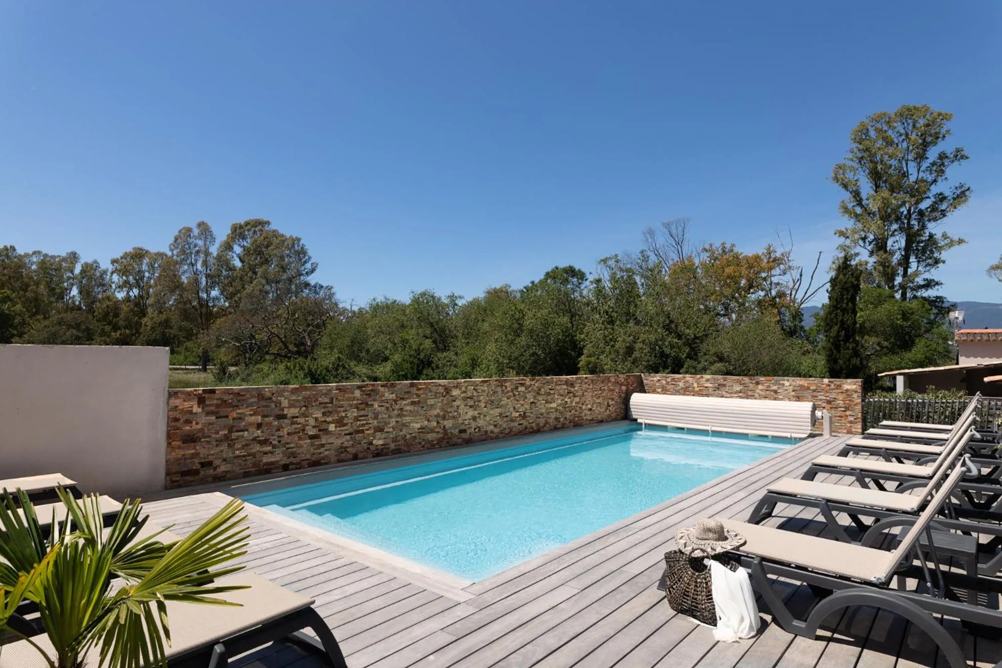 Swimming pool in Résidence I Levri