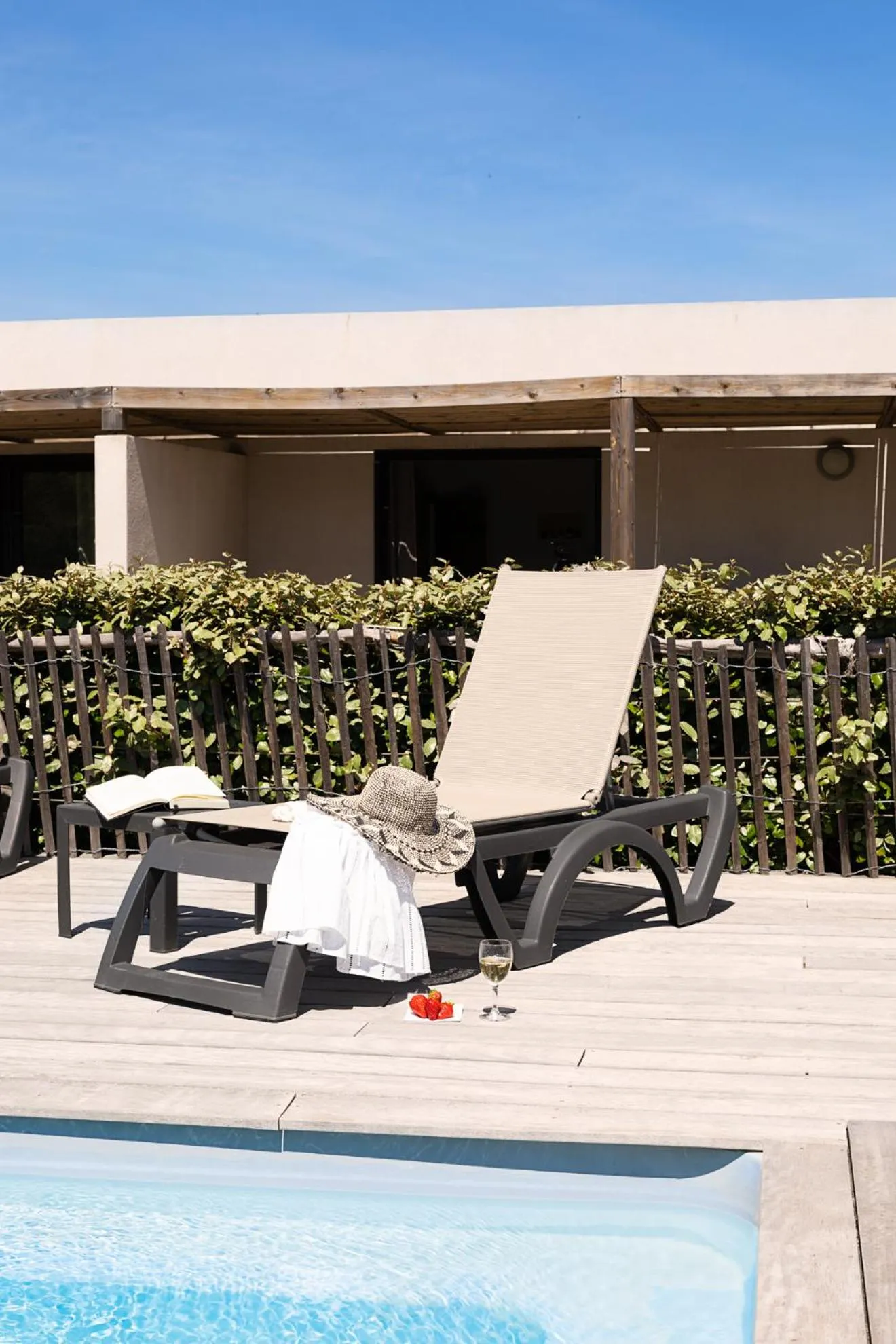 Swimming pool in Résidence I Levri