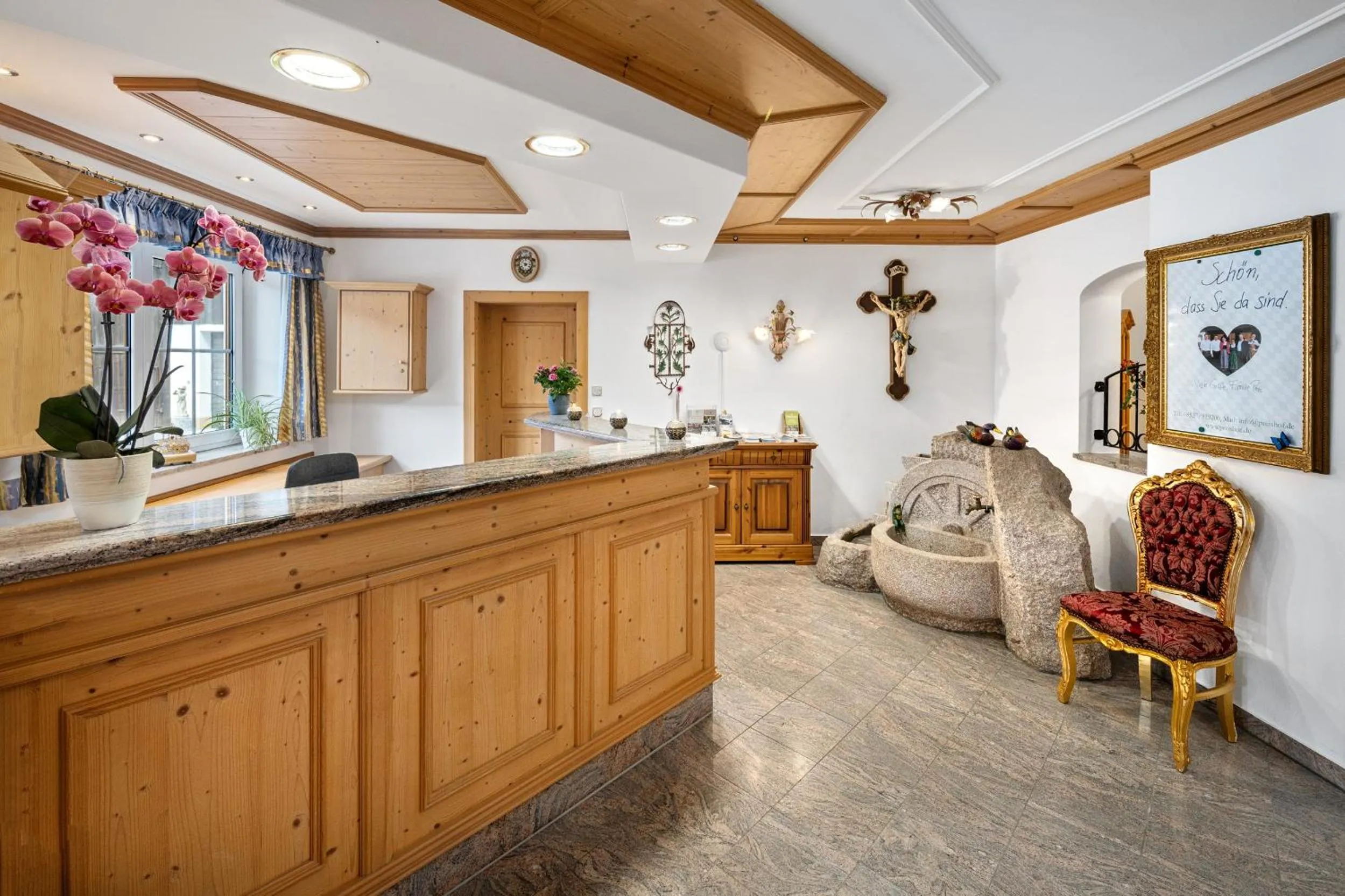 Lobby or reception in Hotel Preishof