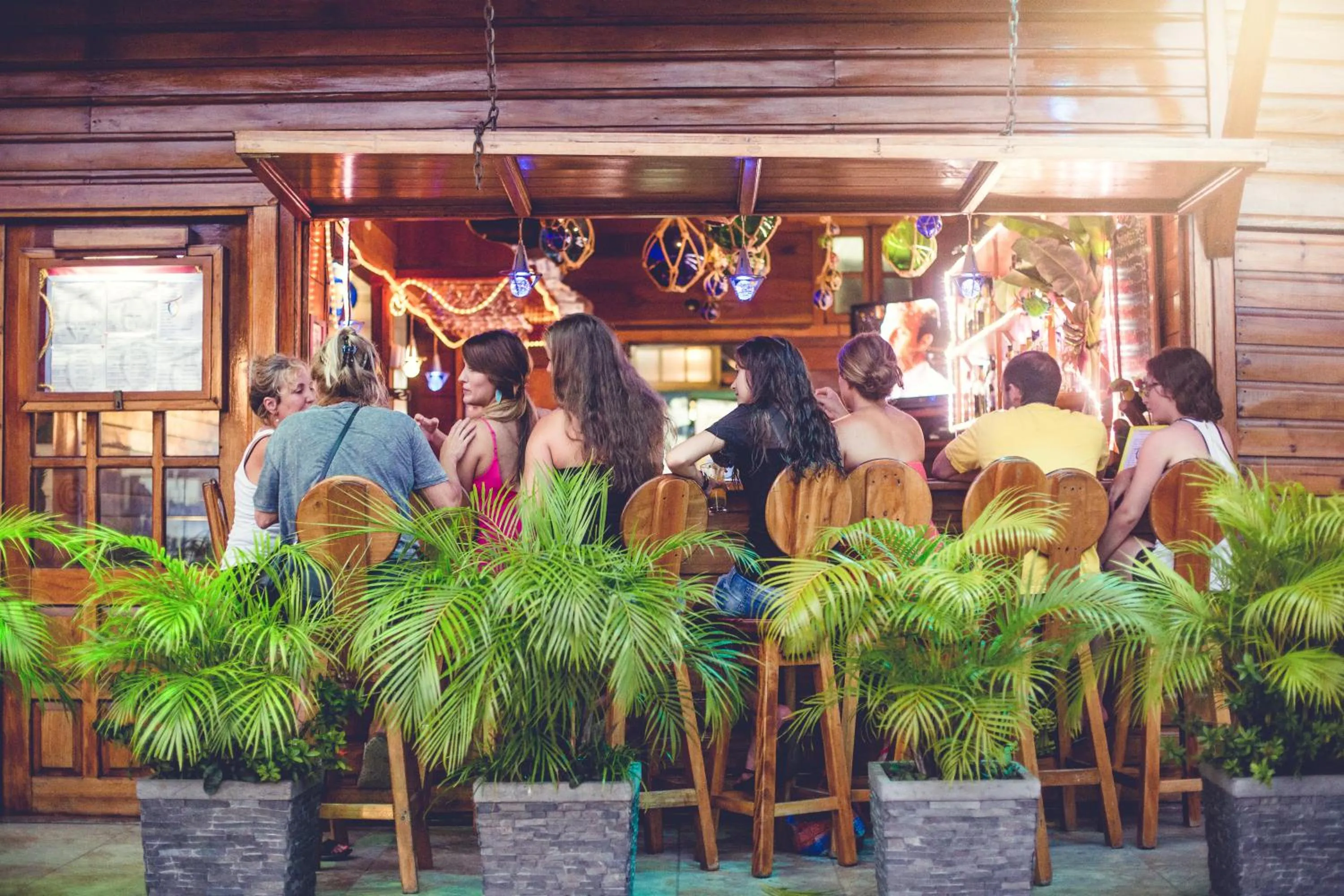 Lounge or bar in Hotel Bocas del Toro
