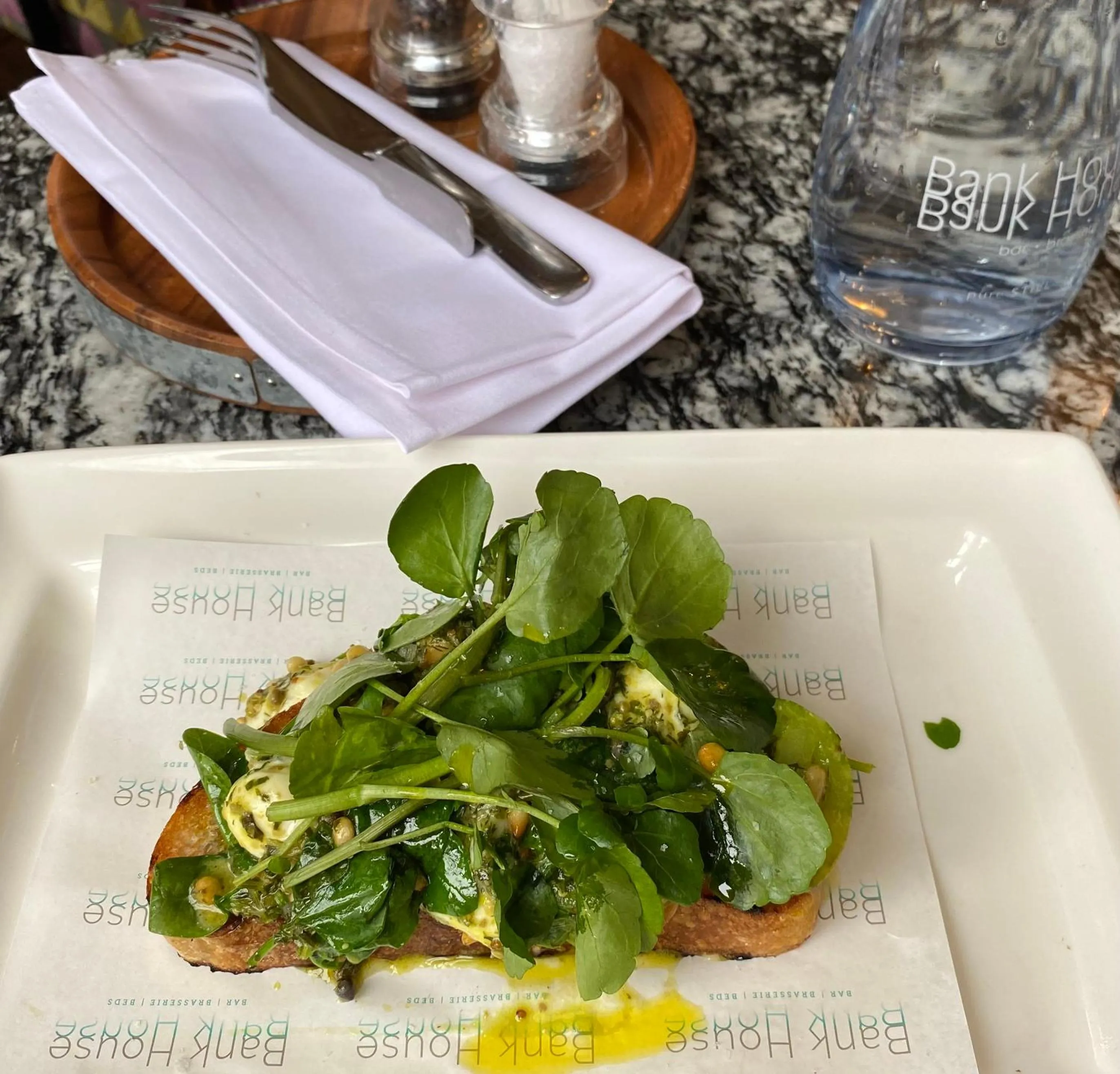 Food and drinks in Bank House