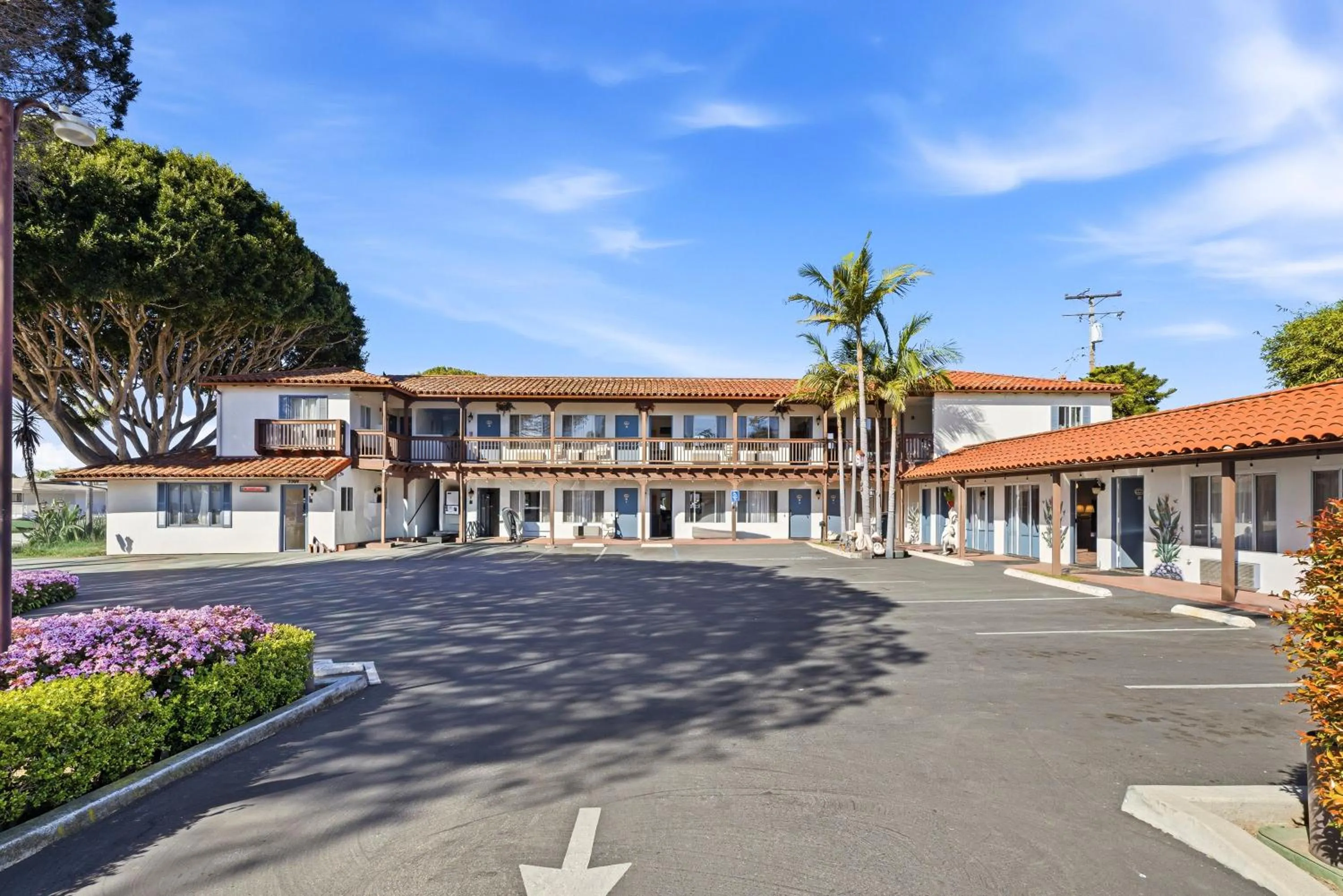 Property building in Sunset Motel