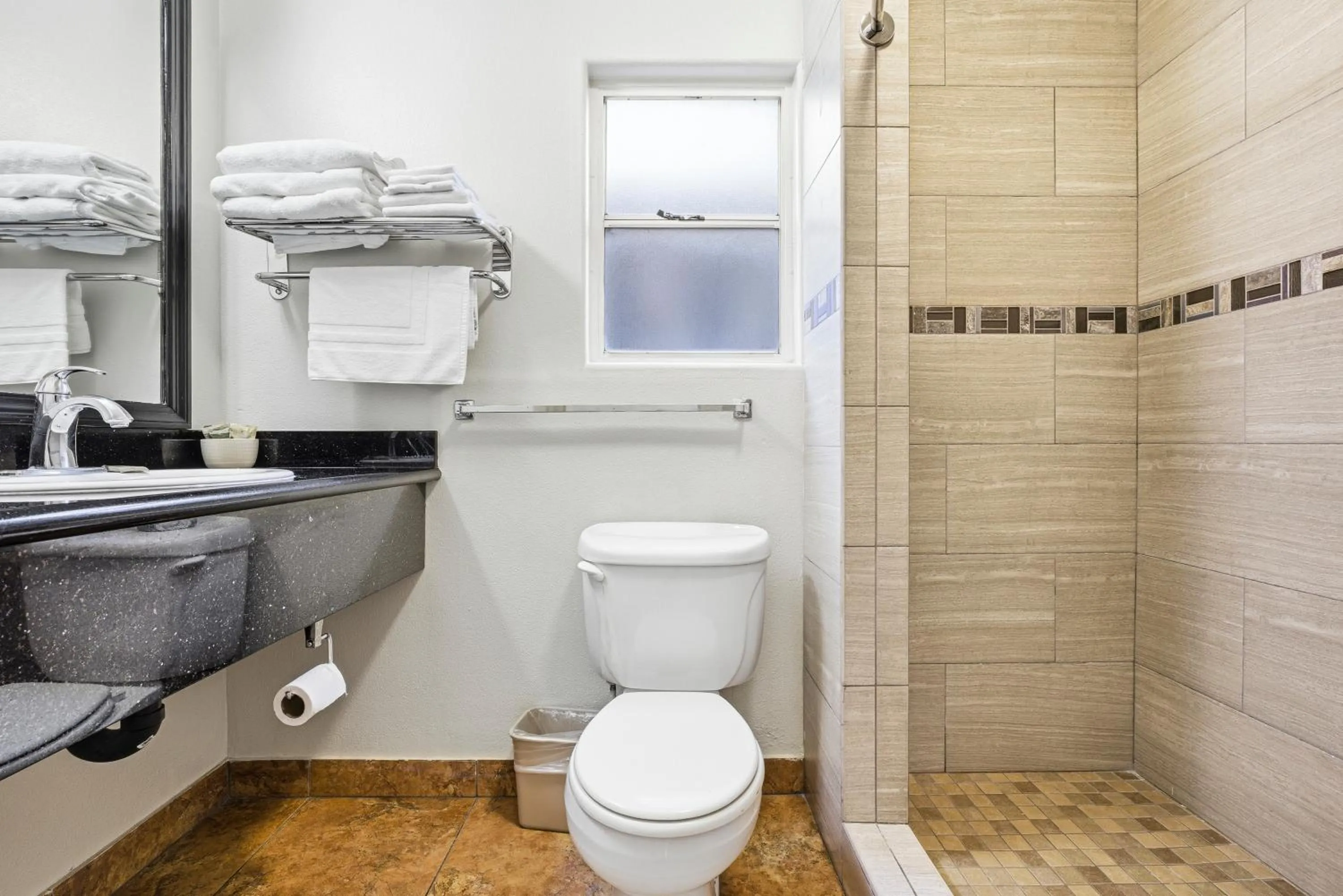 Shower in Sunset Motel