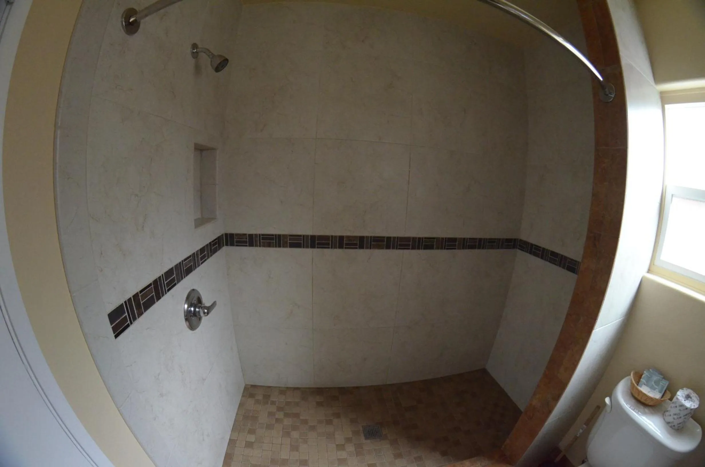 Shower in Sunset Motel